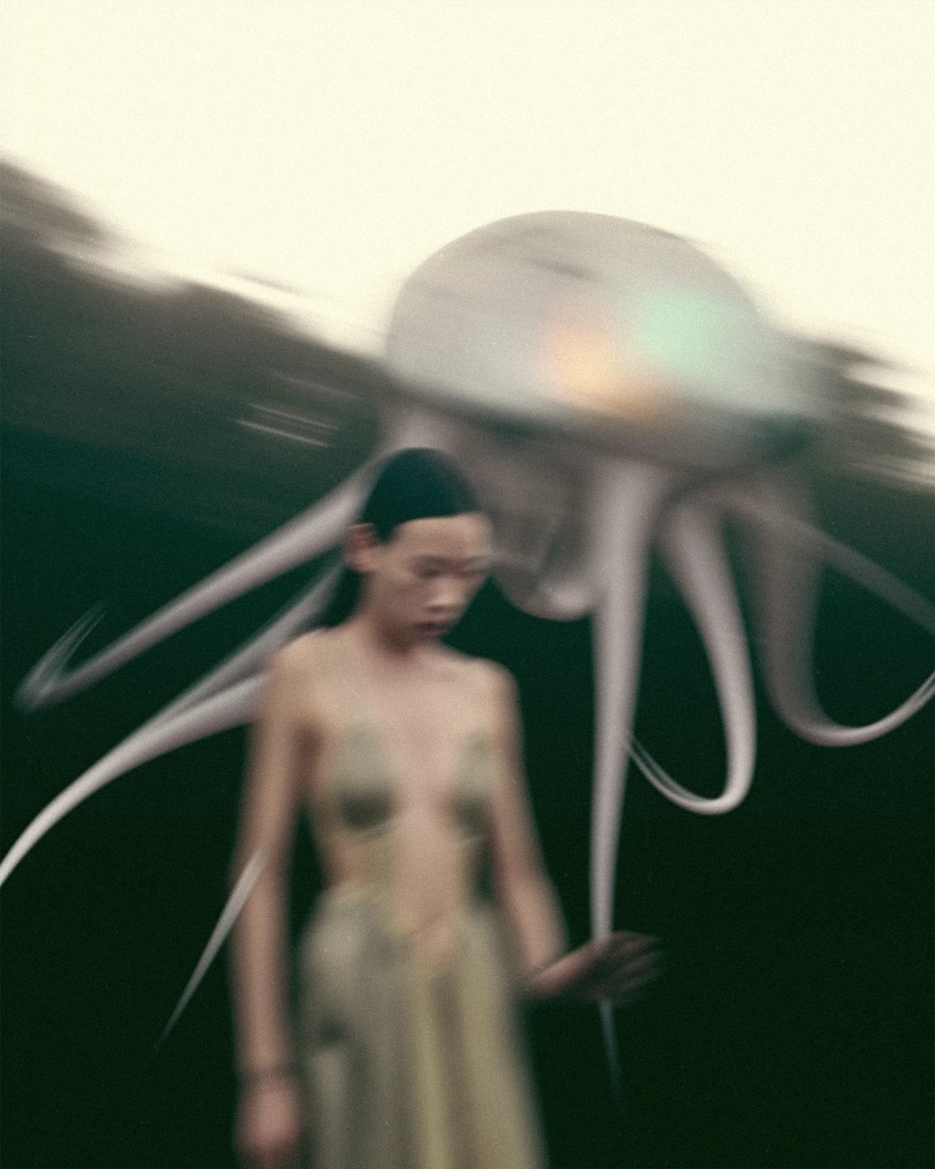ᴄᴏɴᴛᴀᴄᴛ' is a collaborative collection by Lykai and Sivash, exploring patience and technology's intersection, blending the ethereal with neon, and examining humanity's connection with otherworldly beings through synthetic satellites. It comprises 44 unique AI co-created artworks, opening gateways to a world of cyber-poetry and limitless possibilities.