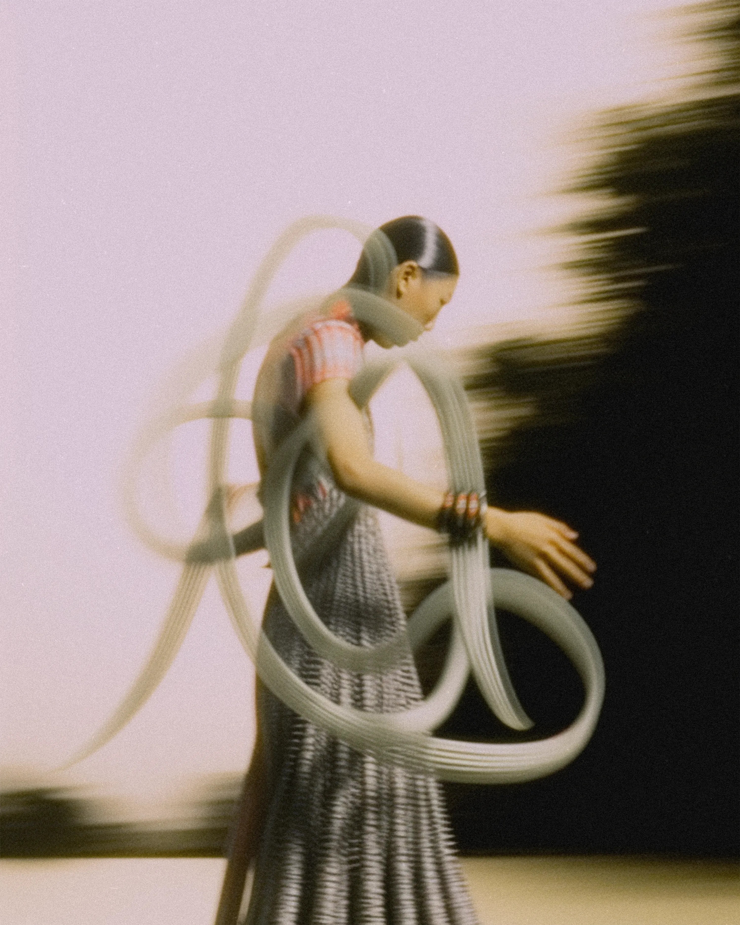 ᴄᴏɴᴛᴀᴄᴛ' is a collaborative collection by Lykai and Sivash, exploring patience and technology's intersection, blending the ethereal with neon, and examining humanity's connection with otherworldly beings through synthetic satellites. It comprises 44 unique AI co-created artworks, opening gateways to a world of cyber-poetry and limitless possibilities.