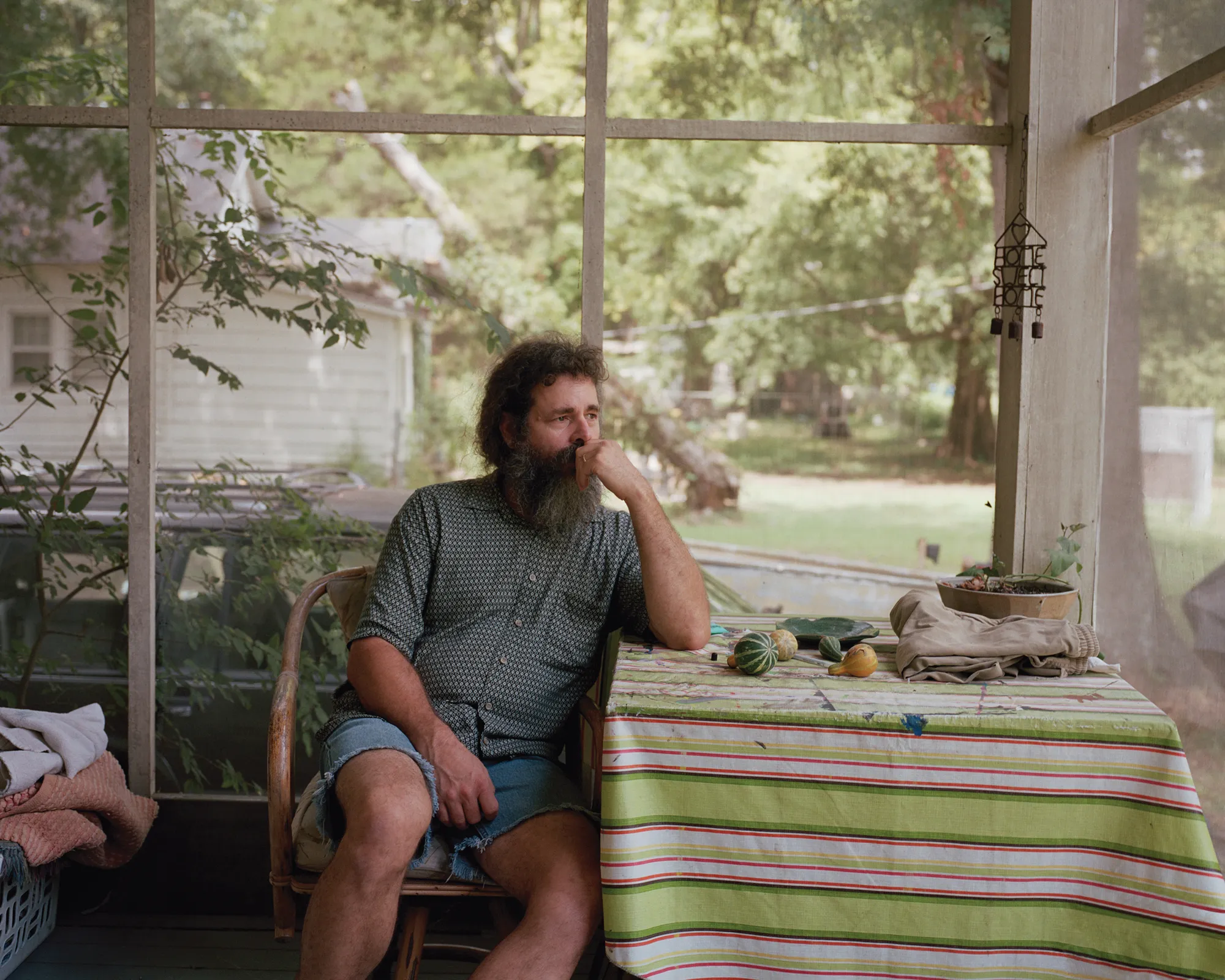 Shane Lavalette was commissioned by the High Museum in Atlanta to create a series of photographs for the exhibition *Picturing the South* which would become his monograph, *One Sun, One Shadow*. It was primarily through traditional music—the sounds of old time, blues, and gospel—that Lavalette had formed a relationship with the region. This history became a natural entry point to explore the connection between music and the landscape of the American South through images.

*One Sun One Shadow* was named one of the “Best Books” of the year by photo-eye and shortlisted for the Kassel Photobook Award and the Author Book Award at Les Rencontres d'Arles. Lavalette's work has been featured by various publications, including *The New York Times*, *TIME*, *NPR*, *CNN*, *The Telegraph*, *Aperture*, *Hotshoe*, and *Foam Magazine*. Lavalette’s photographs have been exhibited widely, in addition to being held in private and public collections around the world. 