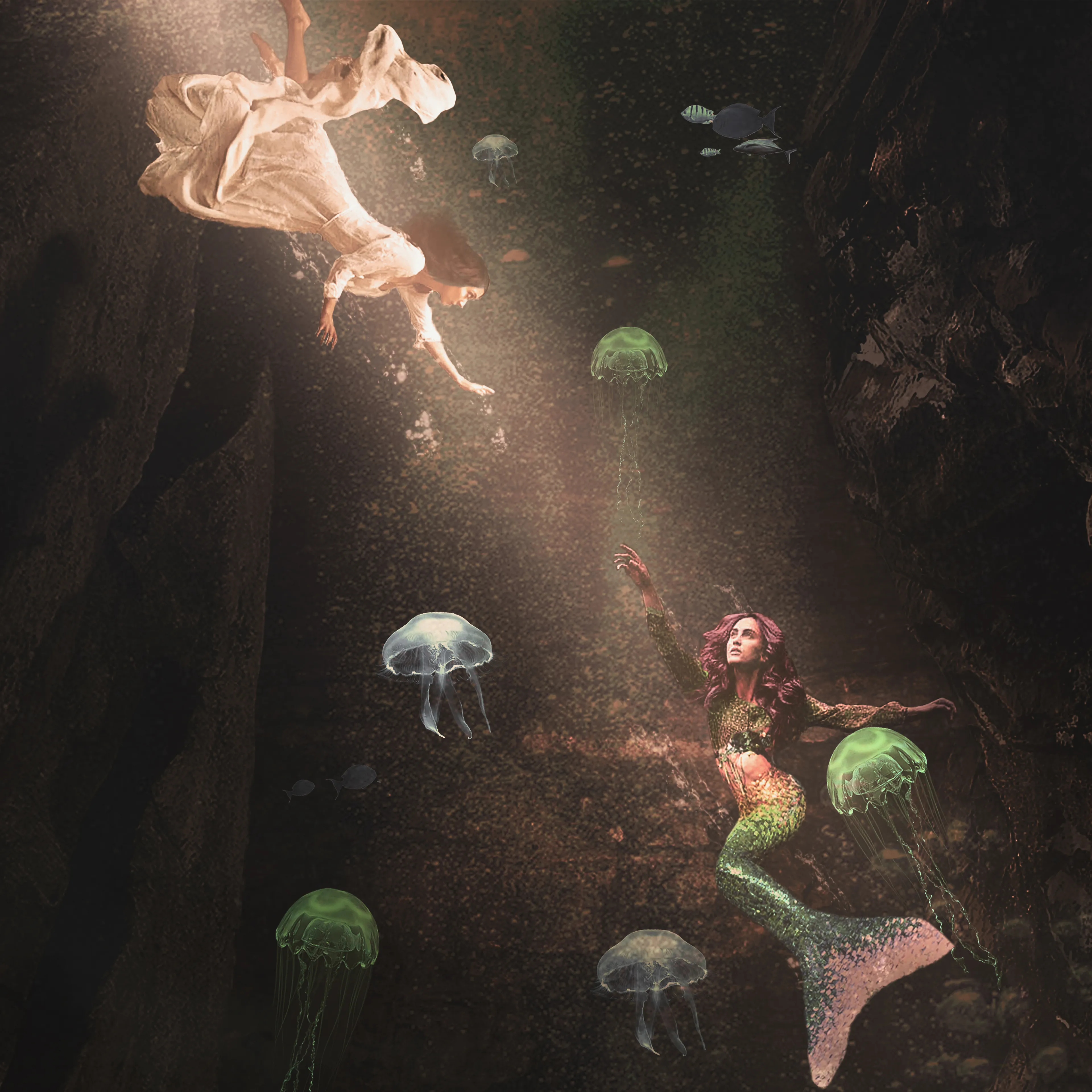 Take my hand no matter what you are
Take my hand no matter what I am!
Take my hand I'm your savior and you are mine
Take my hand I'm your lover...

The mermaid is a surreal fantasy artwork showing us a reunion between humans and mermaids, these beautiful adorable creatures which the author thinks they exist in the reality we are living in.

#longtermemoey

EyEmArtworks

Thanks For Your Support