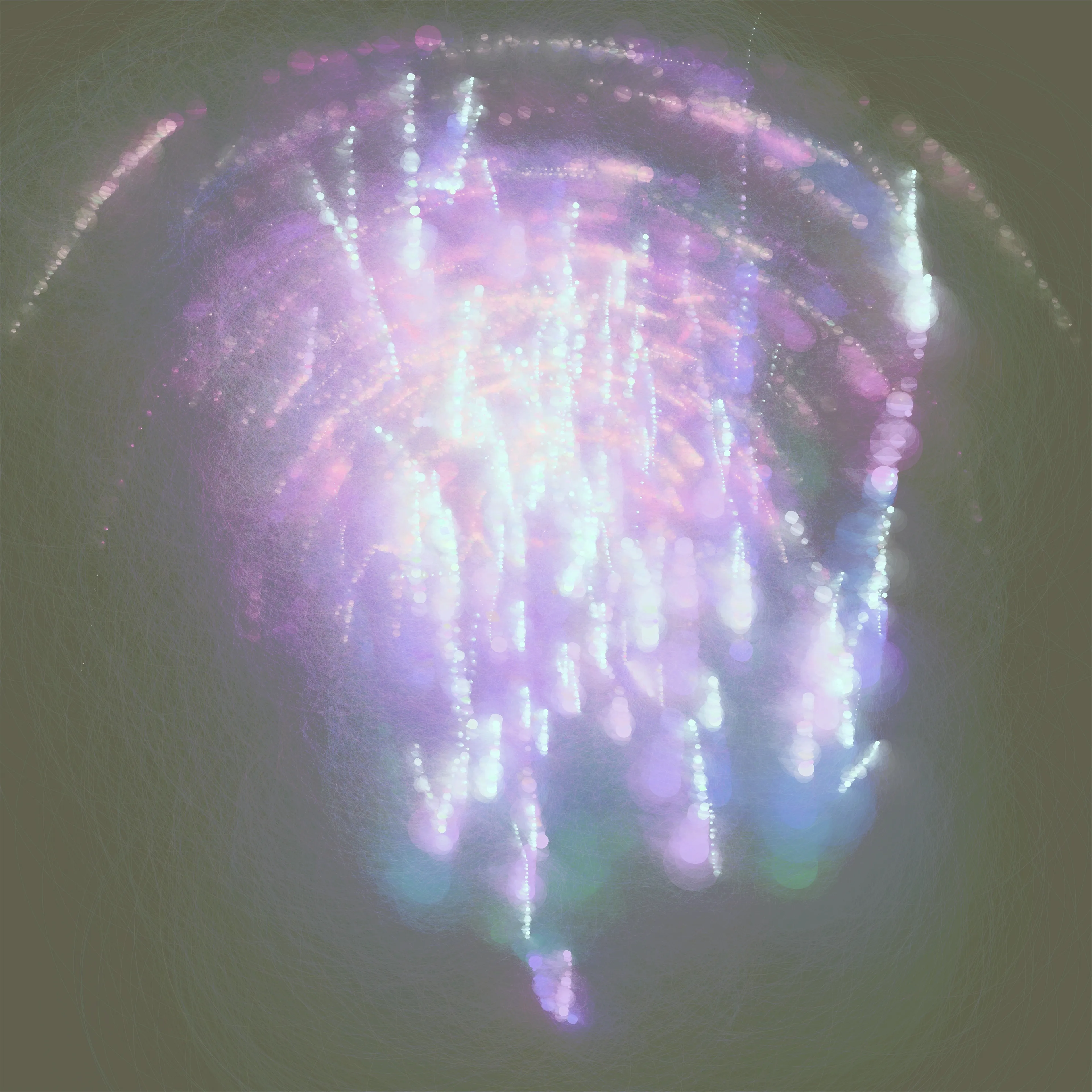 You are the product of countless tiny decisions taken over the course of your life. Stitched is an attempt to visualize one’s current self as a product of the myriad forking paths available to us. The animated version is available for view at

https://www.fxhash.xyz/gentk/slug/stitched-52

Stitched is generative art coded in p5.js, inspired by The Garden of Forking Paths by Borges and stylistically by French and Russian Impressionists, and Autoglyphs by Larva Labs.