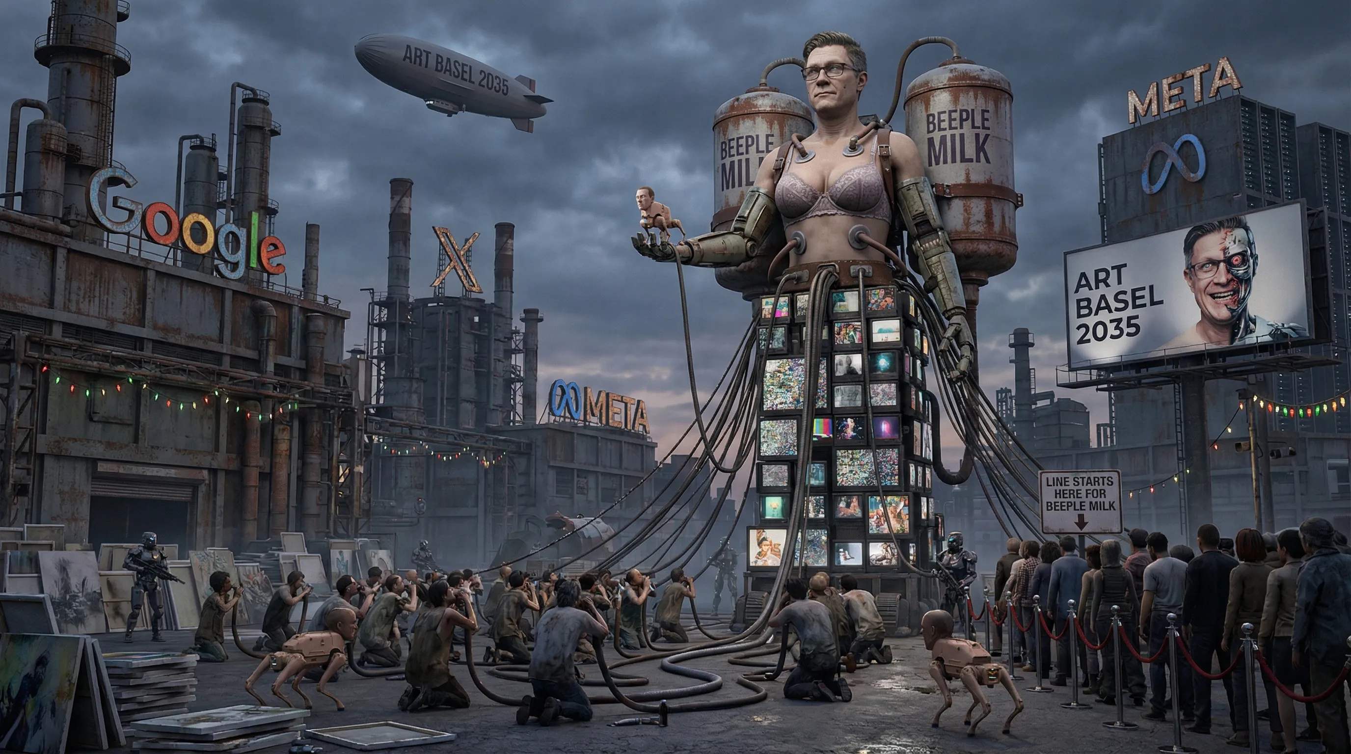 Art Basel 2035 is going to be a little weird