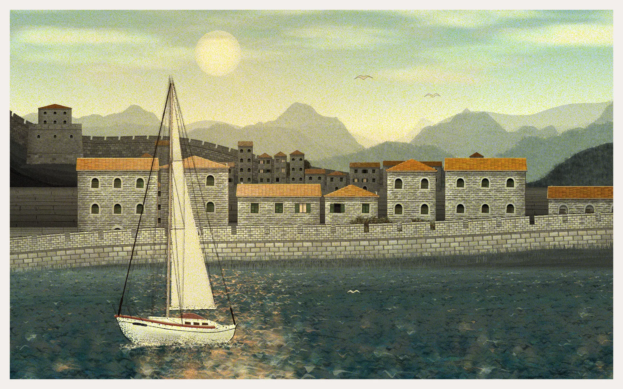 When you dream of those small, serene places... 