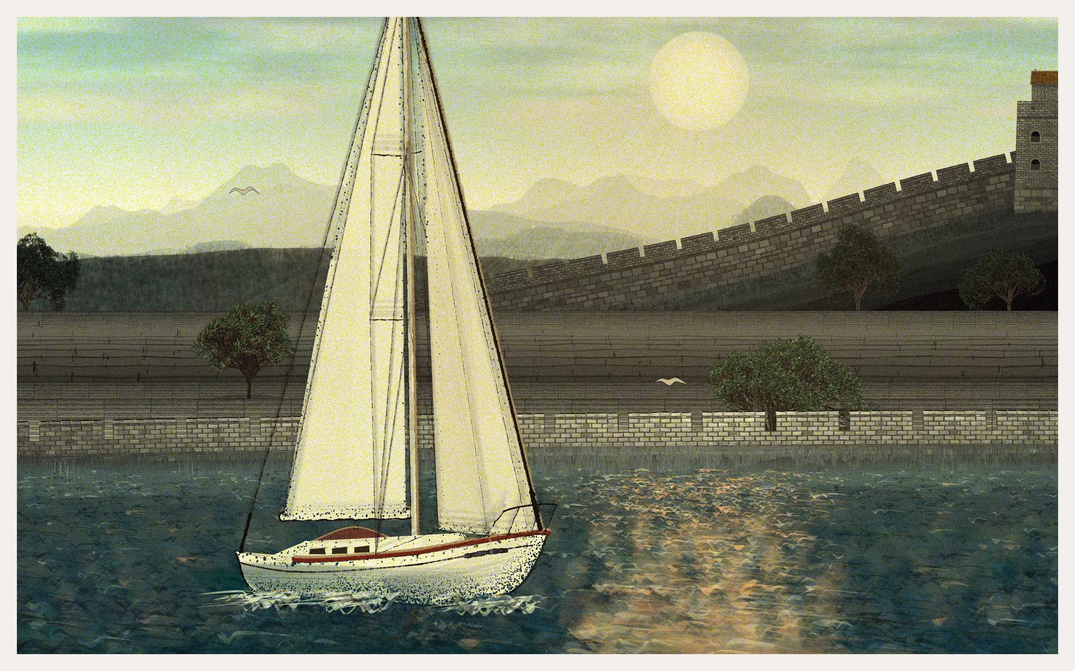 When you dream of those small, serene places... 