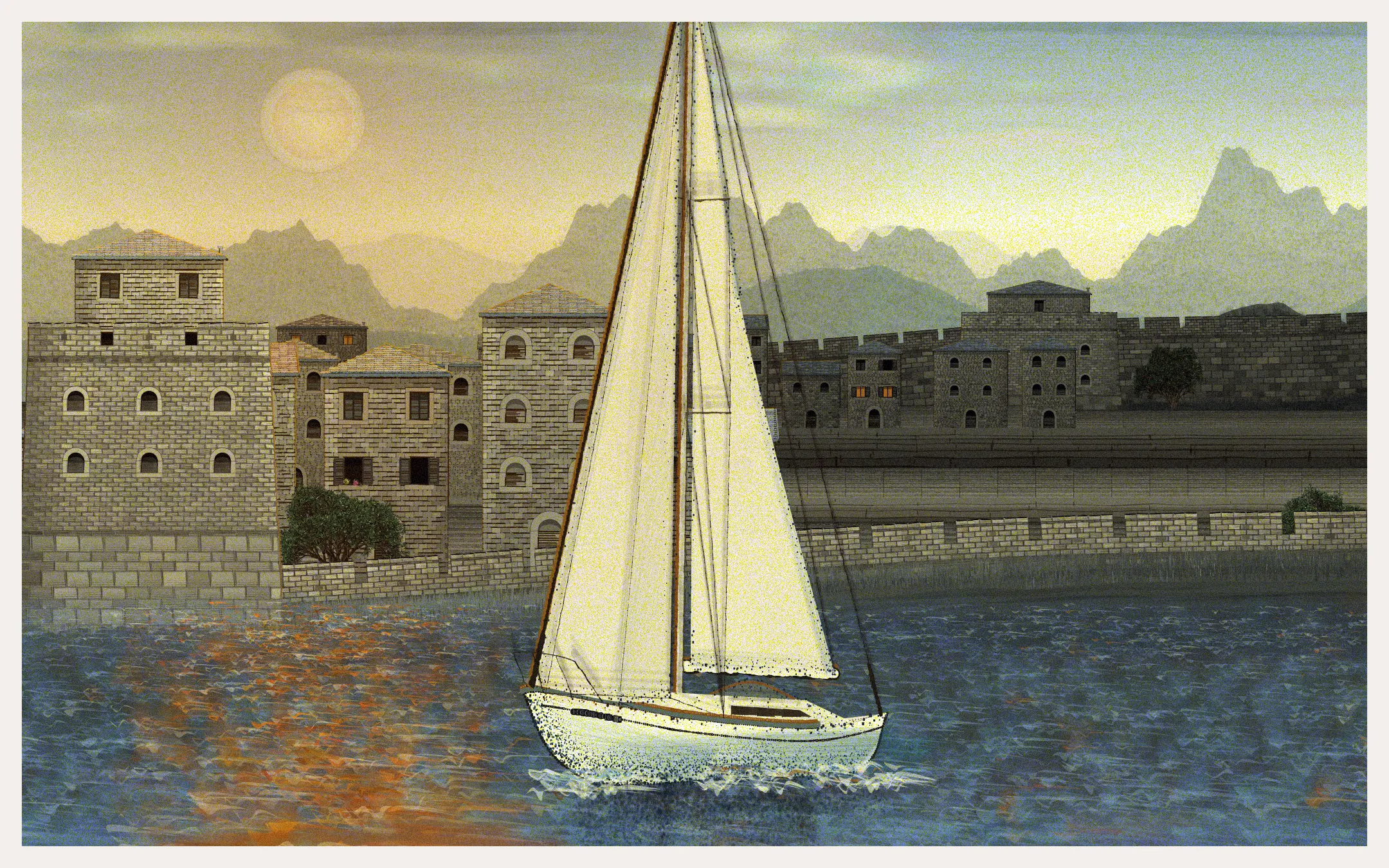 When you dream of those small, serene places... 