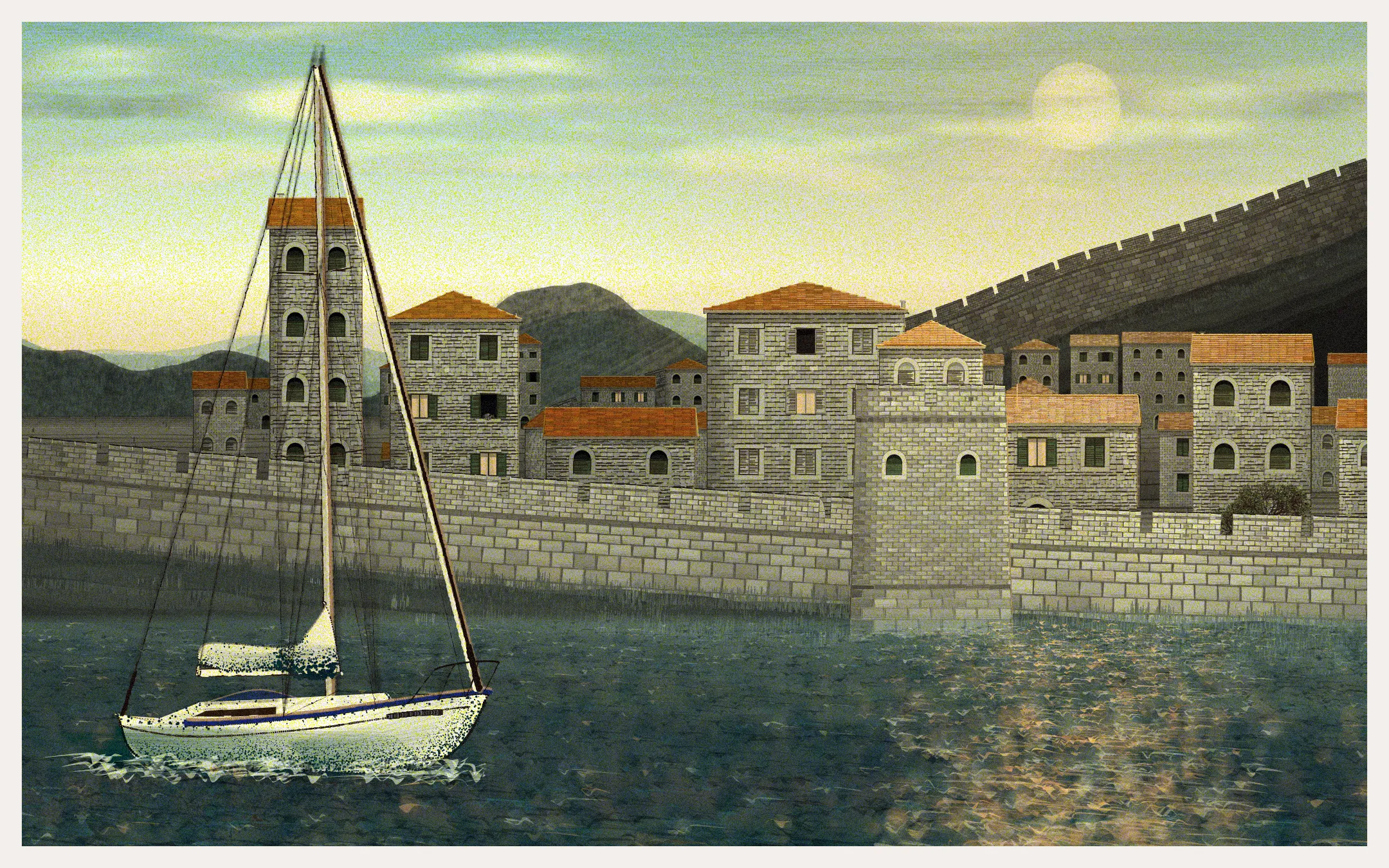 When you dream of those small, serene places... 