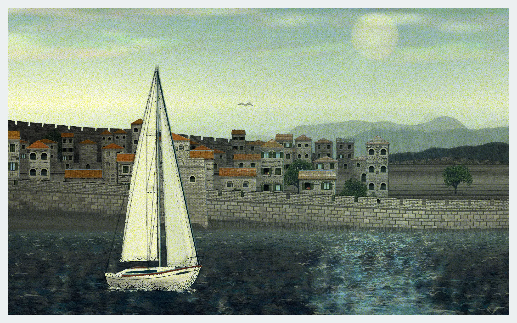 When you dream of those small, serene places... 