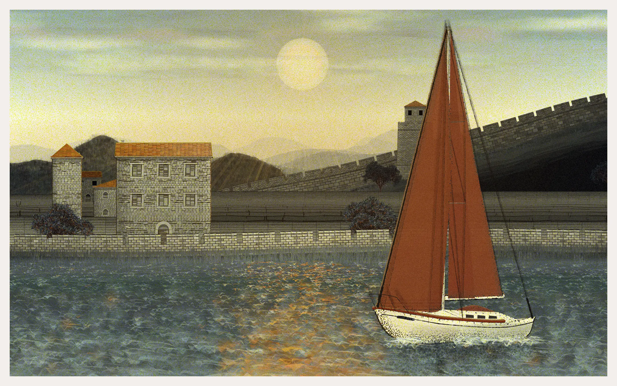 When you dream of those small, serene places... 