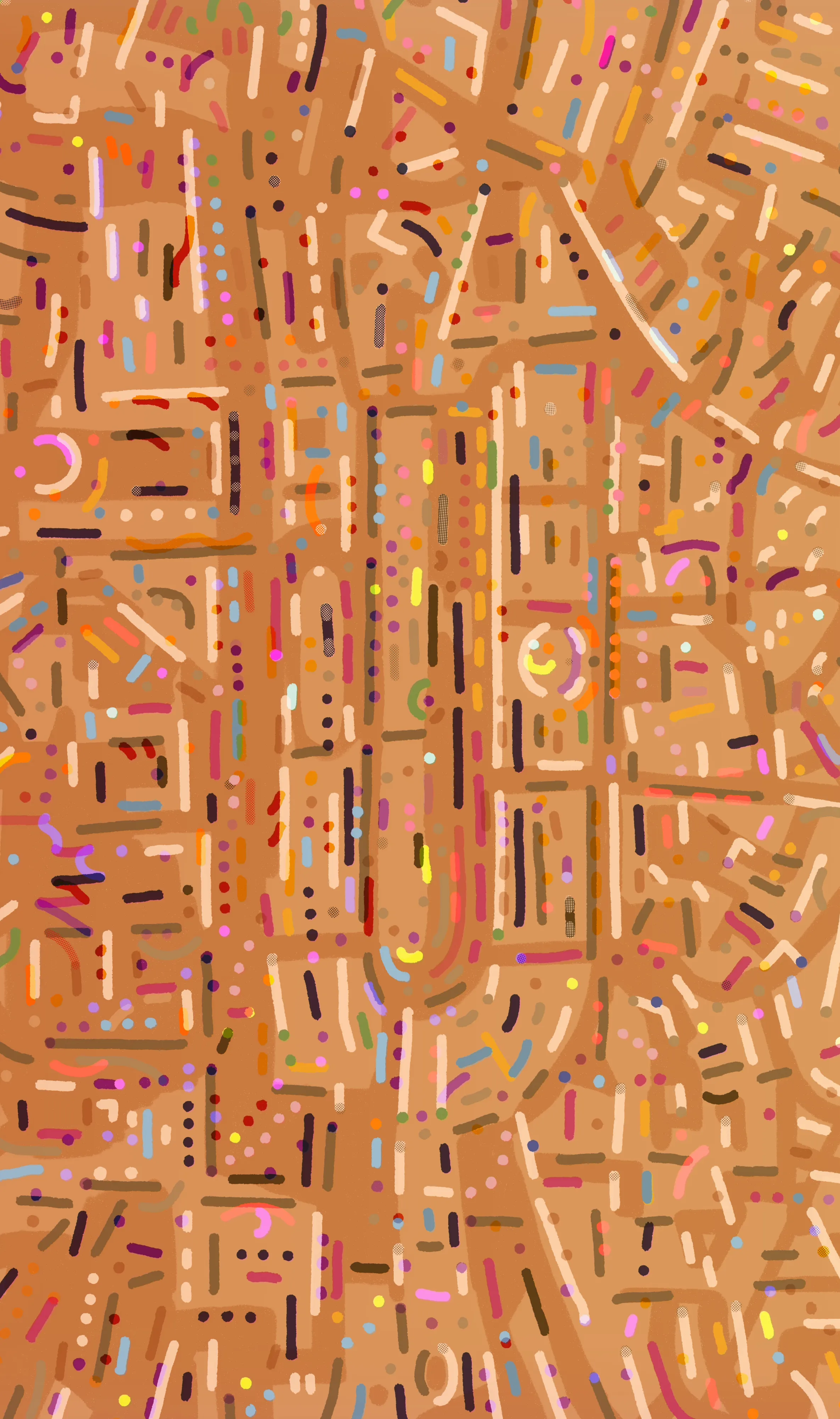 Efdot explores the interplay of memory, movement and design, capturing the search for connection across city grids.

In Cities // Italy, nine digitally hand-drawn works combine to form a unified composition, reflecting Italy’s influence on urban design, architecture and community gathering spots. 

Each piece is informed by maps, travel and aerial imagery, drawing parallels between timeless spaces and the digital intersections we navigate today.