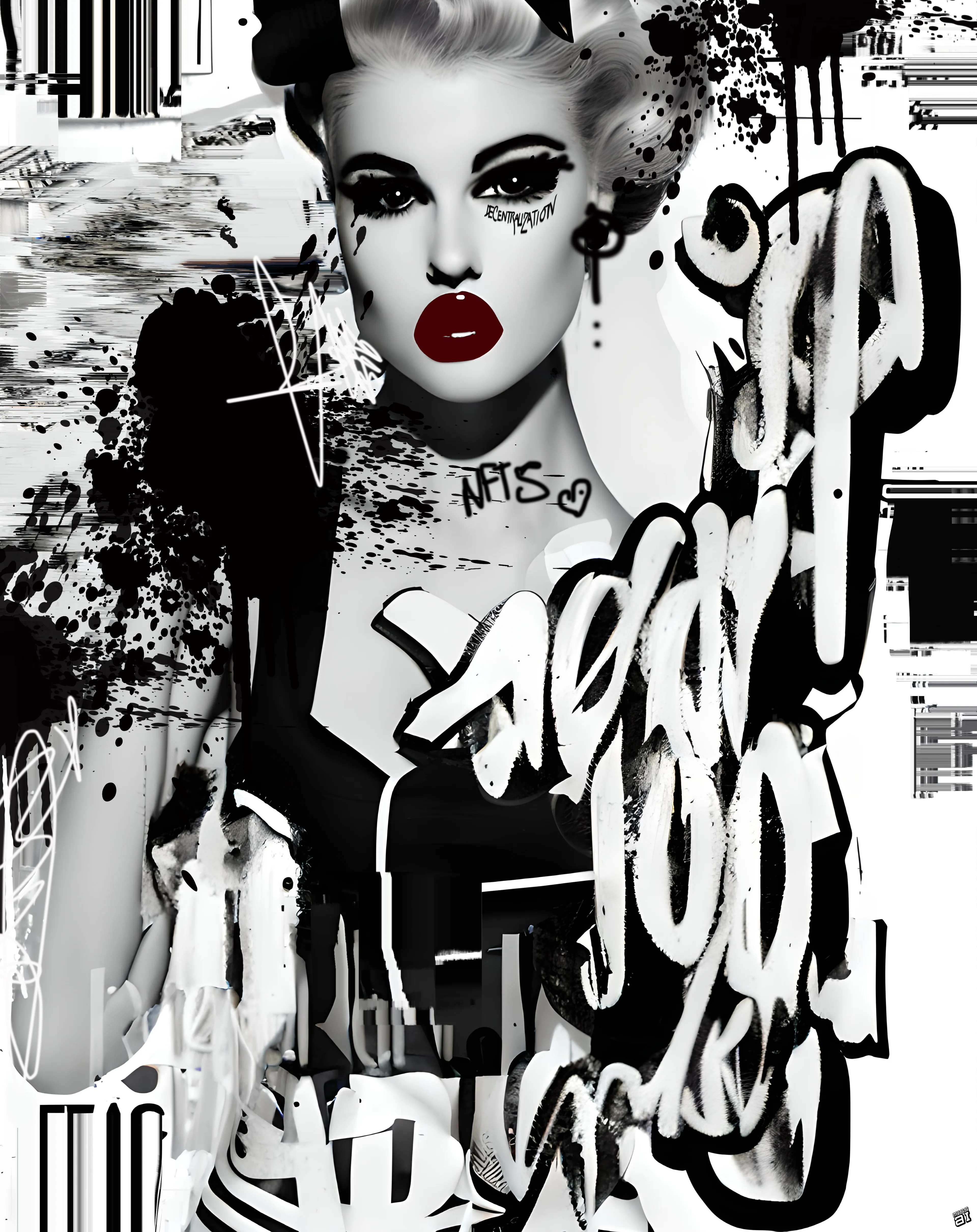 Buckle up, crypto connoisseurs and blockchain buccaneers, the "CRYPTO PIN-UPS" collection is here! This isn't just a series of digital delicacies; it's a full-on cultural cyclone that's ripping through the art world like a hash rate hurricane. 

Miss AL Simpson has captured the essence of the degen spirit – that relentless pursuit of the non-conformist, the HODLing heart of the blockchain rebel. These glitch-goddess pop art NFTs are not mere JPEGs to be flipped for a quick gain; they're your flag in the virtual ground of the metaverse, a declaration that you're not just riding the crypto wave, you ARE the wave.

Every stroke of digital brush and pixelated glitch in the "CRYPTO PIN-UPS" is a story of defiance against the traditional, a manifesto of the movement that's shaking the foundations of finance and art itself. They are the chronicles of blockchain battles, the sultry smiles of Satoshi's dreams, and the gaze of Ethereum's promise, all wrapped in a package that screams 'decentralize me'.

In the labyrinth of ledger lines and the rave of the crypto rush, these pin-ups are the siren songs, luring the true degens to the deeper waters of high art and higher stakes. To hold one is to hold a piece of the blockchain itself, a shard of the code that is the beating heart of our digital dawn.

So, are you in, or are you out? Are you ready to stake your claim with the "CRYPTO PIN-UPS", to embed your essence in the immutable ledger of art history? 

Collect your own "CRYPTO PIN-UP" and hodl her closely...