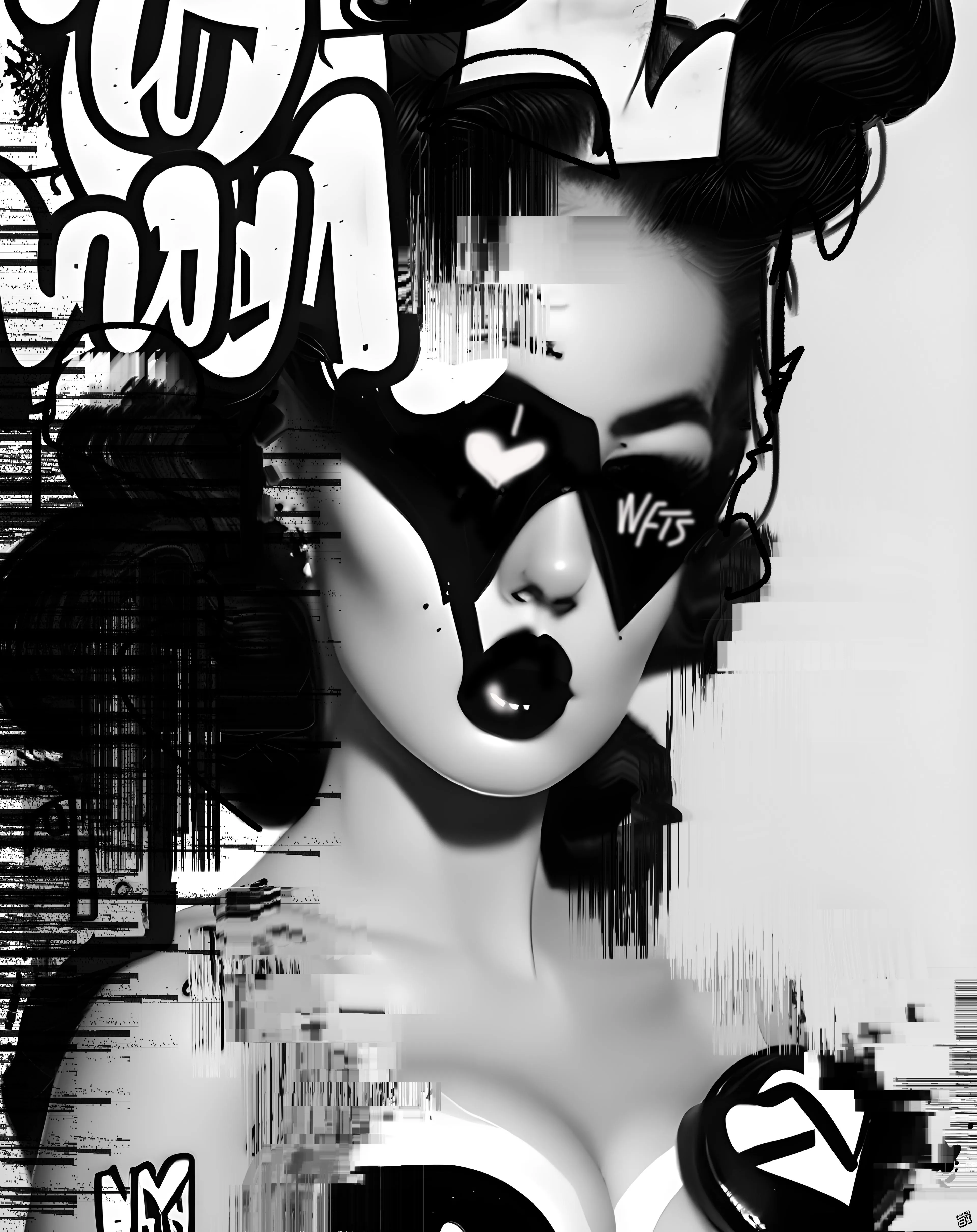 Buckle up, crypto connoisseurs and blockchain buccaneers, the "CRYPTO PIN-UPS" collection is here! This isn't just a series of digital delicacies; it's a full-on cultural cyclone that's ripping through the art world like a hash rate hurricane. 

Miss AL Simpson has captured the essence of the degen spirit – that relentless pursuit of the non-conformist, the HODLing heart of the blockchain rebel. These glitch-goddess pop art NFTs are not mere JPEGs to be flipped for a quick gain; they're your flag in the virtual ground of the metaverse, a declaration that you're not just riding the crypto wave, you ARE the wave.

Every stroke of digital brush and pixelated glitch in the "CRYPTO PIN-UPS" is a story of defiance against the traditional, a manifesto of the movement that's shaking the foundations of finance and art itself. They are the chronicles of blockchain battles, the sultry smiles of Satoshi's dreams, and the gaze of Ethereum's promise, all wrapped in a package that screams 'decentralize me'.

In the labyrinth of ledger lines and the rave of the crypto rush, these pin-ups are the siren songs, luring the true degens to the deeper waters of high art and higher stakes. To hold one is to hold a piece of the blockchain itself, a shard of the code that is the beating heart of our digital dawn.

So, are you in, or are you out? Are you ready to stake your claim with the "CRYPTO PIN-UPS", to embed your essence in the immutable ledger of art history? 

Collect your own "CRYPTO PIN-UP" and hodl her closely...