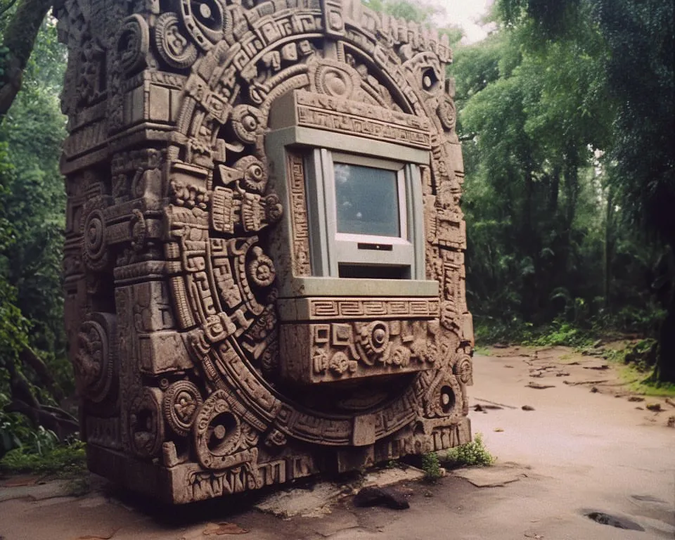 Researchers tried covering up a discovery deep in the Valley of Mexico in 1995 that changed the world as we know it. The Aztec artifact opened access to an ancient quantum network.

The true marvel lay at its core - a supercomputer that seemed both out of place and impossibly advanced for its time. The computer integrated seamlessly with the totem's stone architecture, suggesting a harmonious fusion of ancient wisdom and advanced technology - a data bank for civilizations that had thrived long before recorded history.

It contained records of astronomical events, transcendental energy sources, and mysterious interactions with “computer spirits” as roughly translated.

As the 20th century neared its end, a battle ensued as conspiracy theorists and whistleblowers fought to unearth suppressed evidence by the US government of early interplanetary contact.

This is the only known image in circulation, and very little is understood about the artifact’s origins and current location.