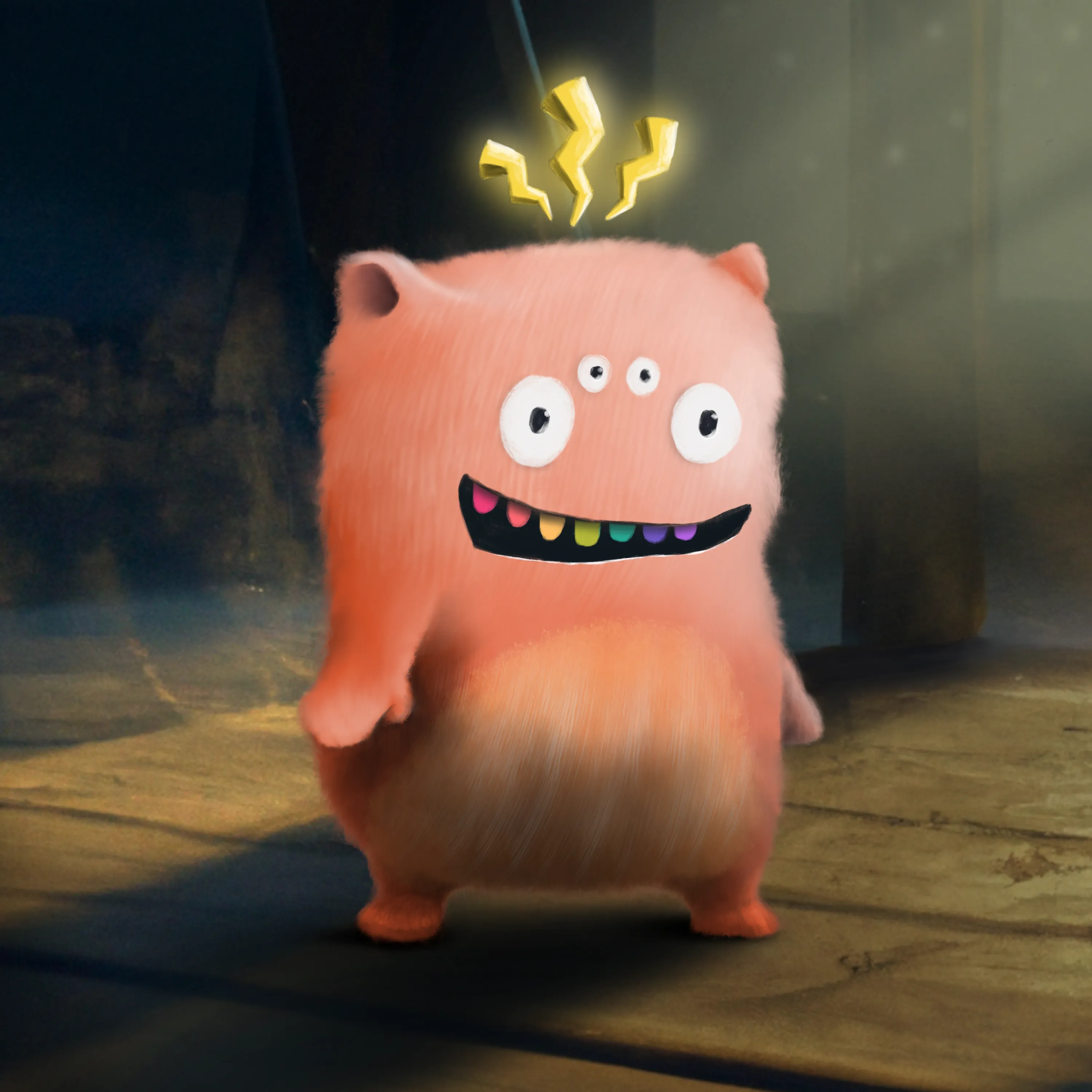Ets da Grumpls!! Dees speshul littel bebies stik arownd cuz we keeep em heppy an fed. An dey maek us heppy tuu! Aldo we dunt reely kno why... maebe ets da farts, butt we nevur tink about et tuu hard. Dey cum en all shaps an sizes, sumtims ef dey eat totuuo mush dey git a lil crezi, butt we luv dem aneeway. Wontim a Grumpl tol me eet needed a komputer ta peemale sumbodee butt we dunt kno wat a komputer es.