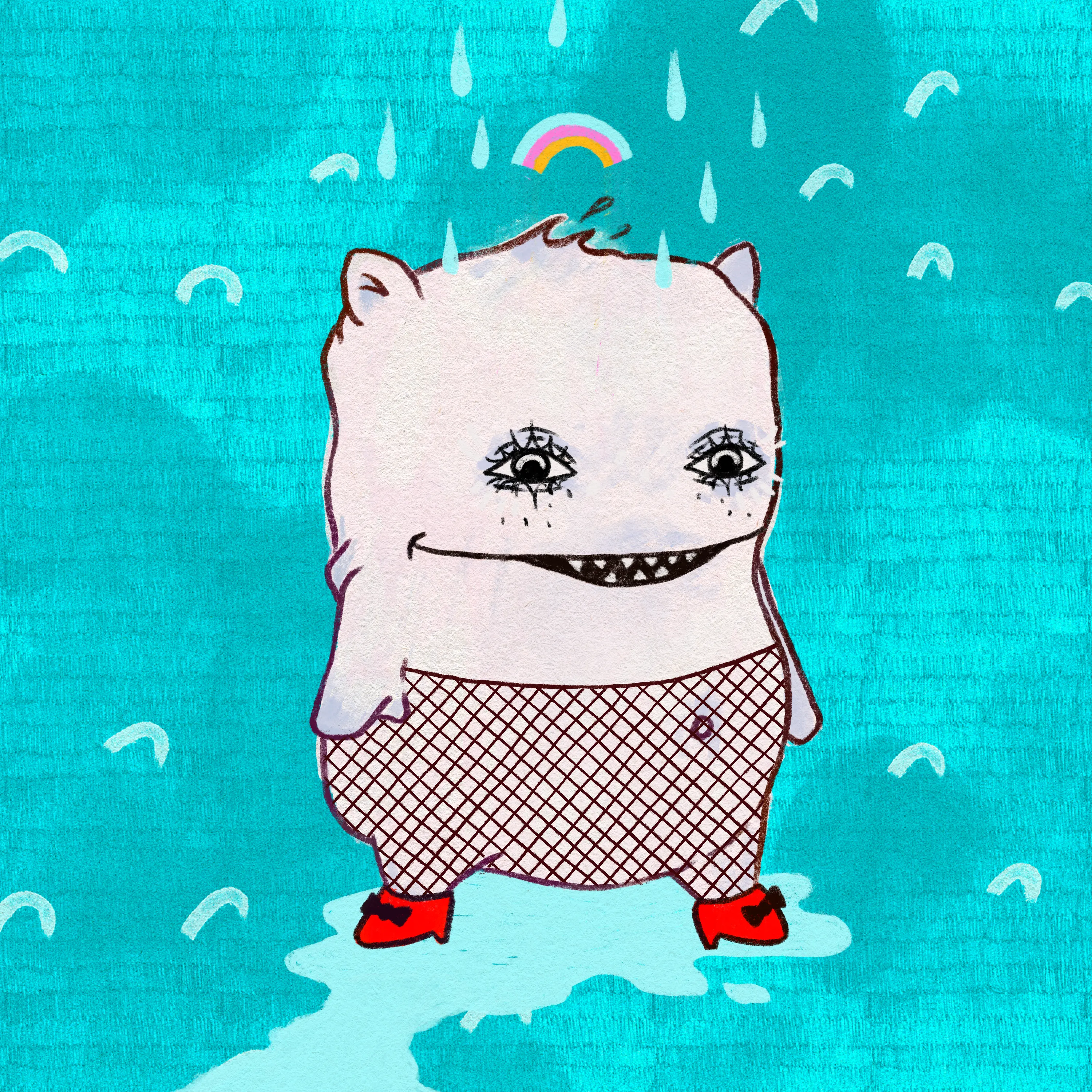 Ets da Grumpls!! Dees speshul littel bebies stik arownd cuz we keeep em heppy an fed. An dey maek us heppy tuu! Aldo we dunt reely kno why... maebe ets da farts, butt we nevur tink about et tuu hard. Dey cum en all shaps an sizes, sumtims ef dey eat totuuo mush dey git a lil crezi, butt we luv dem aneeway. Wontim a Grumpl tol me eet needed a komputer ta peemale sumbodee butt we dunt kno wat a komputer es.