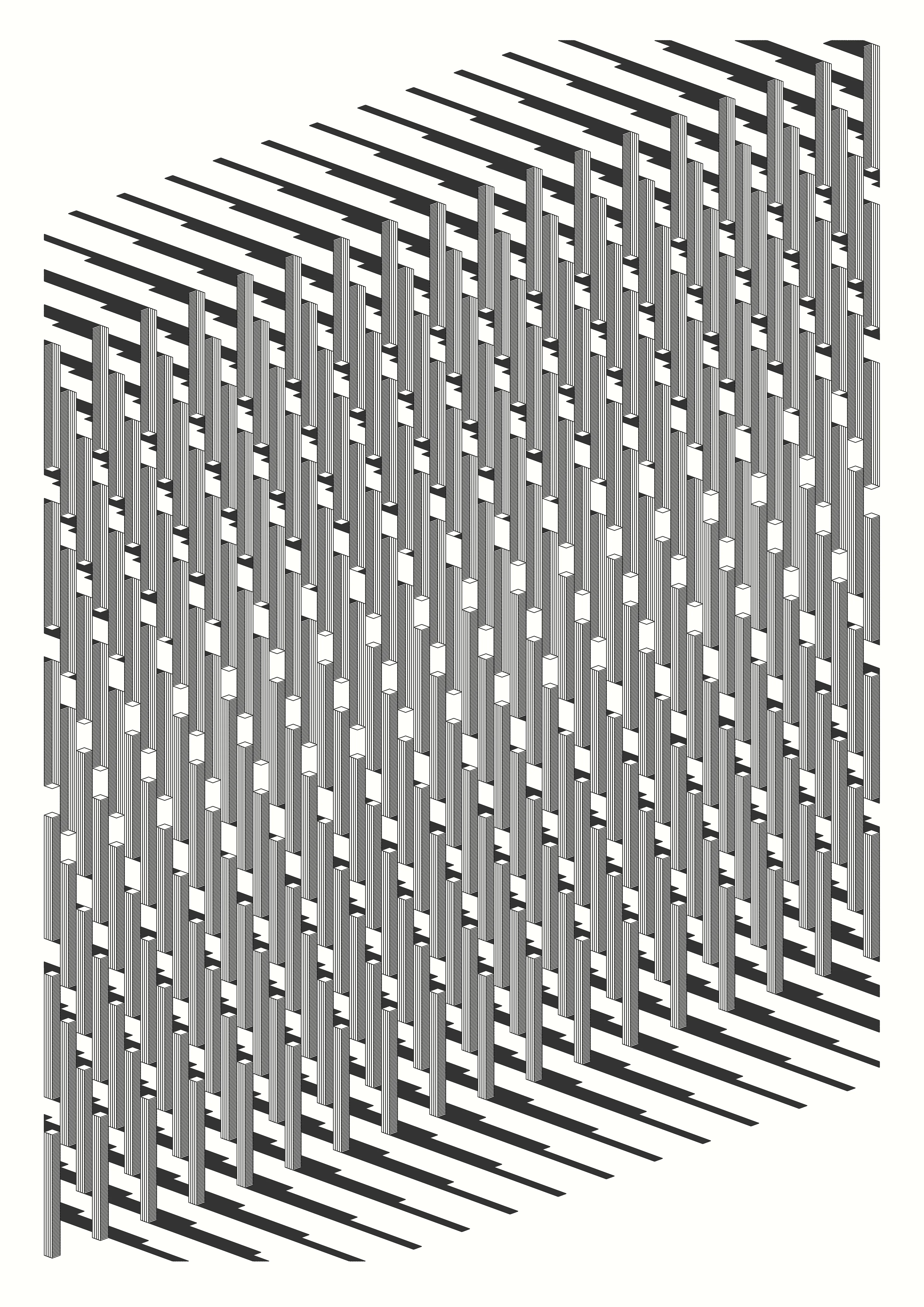 "We convinced ourselves that there was nothing more to do, but split our own atoms"

Utopias of the Damned —

Digital: 5000w x 7070h px | High Resolution PNG.
Plot: On request you will receive an A2 (420mm x 594) plot of this artwork (1 of 1).
Generative art using JS.