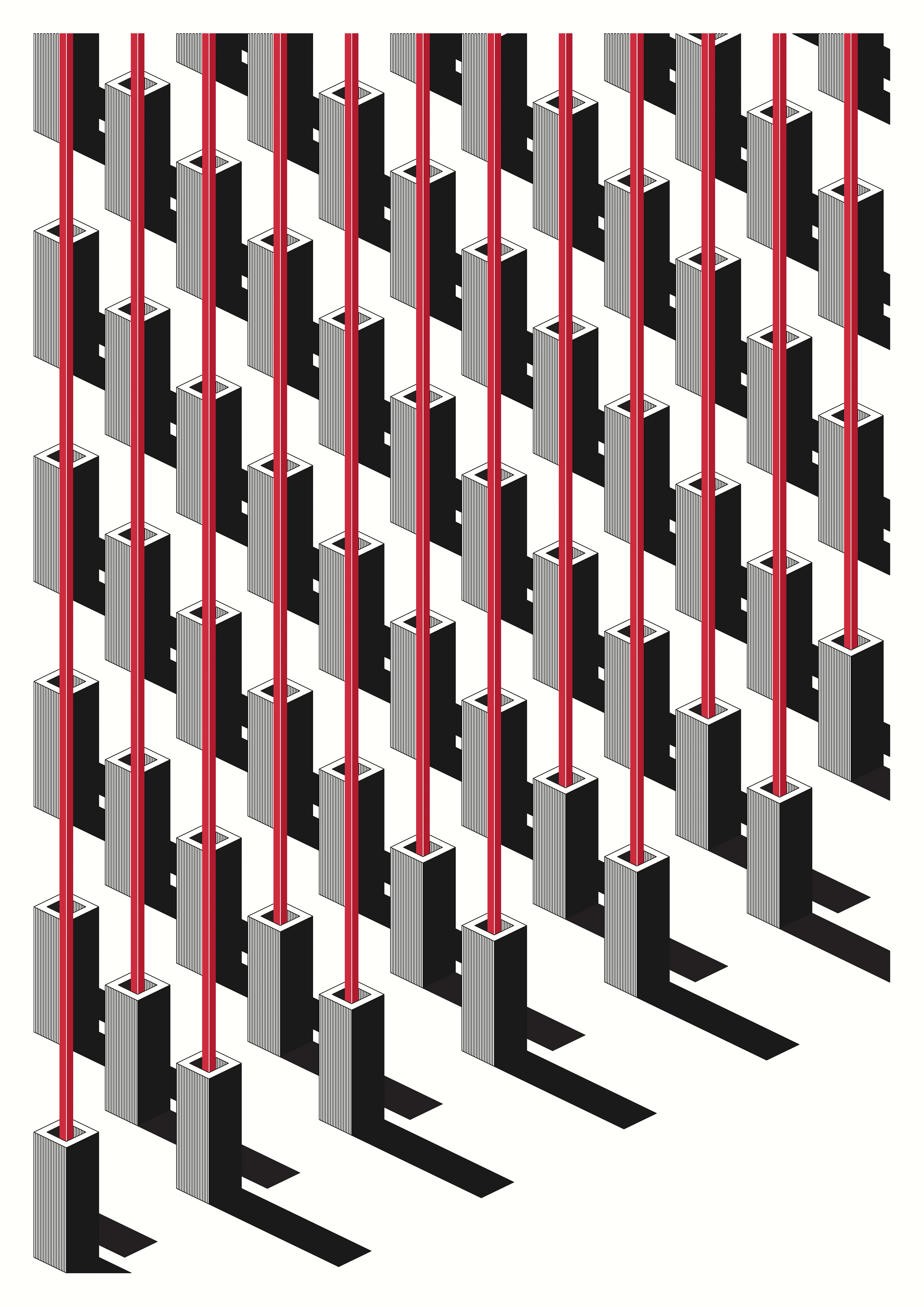 "We naively commandeered that what was not ours to take"

Utopias of the Damned —

Digital: 5000w x 7070h px | High Resolution PNG.

Plot: On request you will receive an A2 (420mm x 594) plot of this artwork (1 of 1).
Generative art using JS.