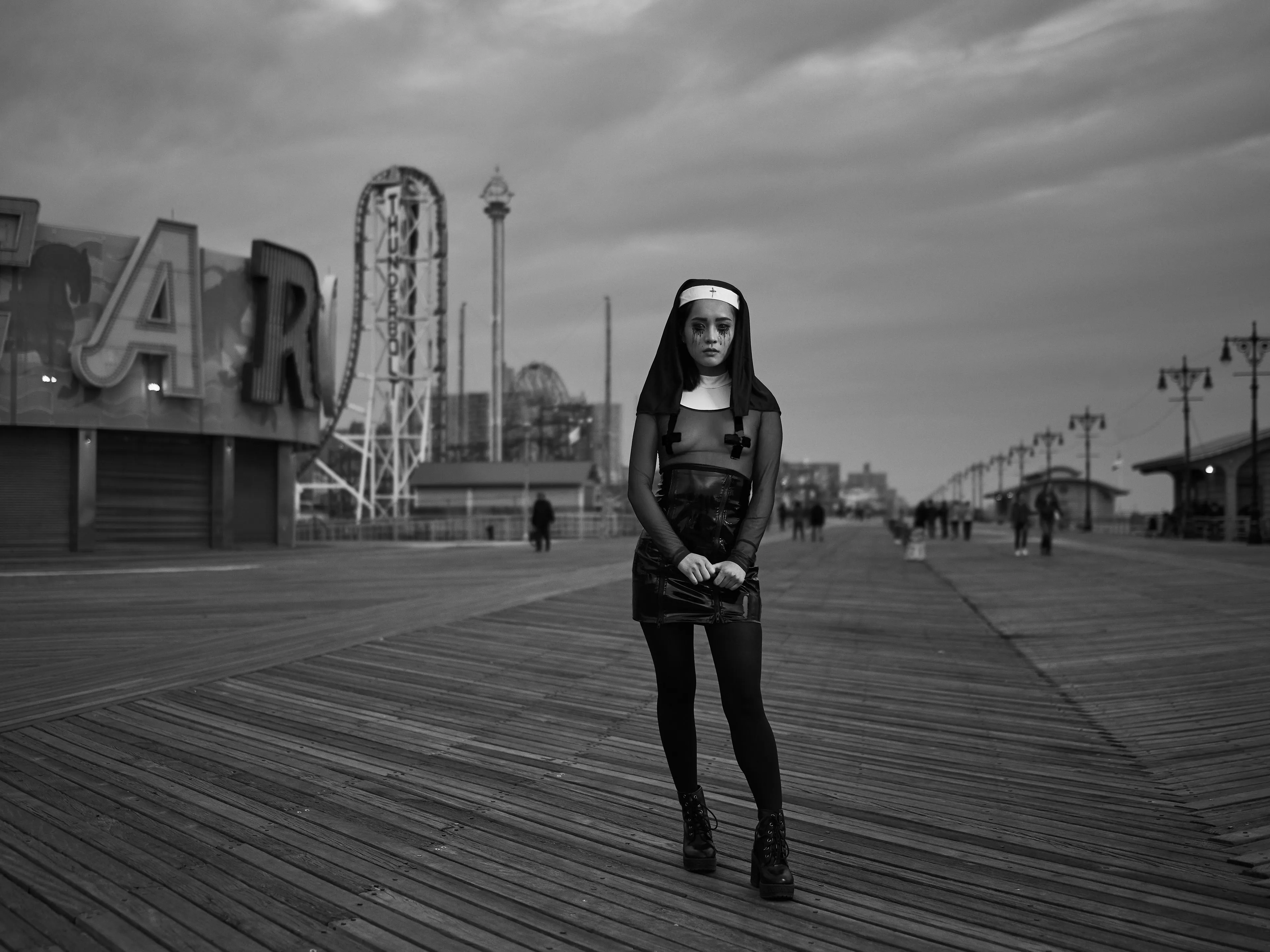 5:48pm. November 1st, 2018.  
Coney Island, Brooklyn.