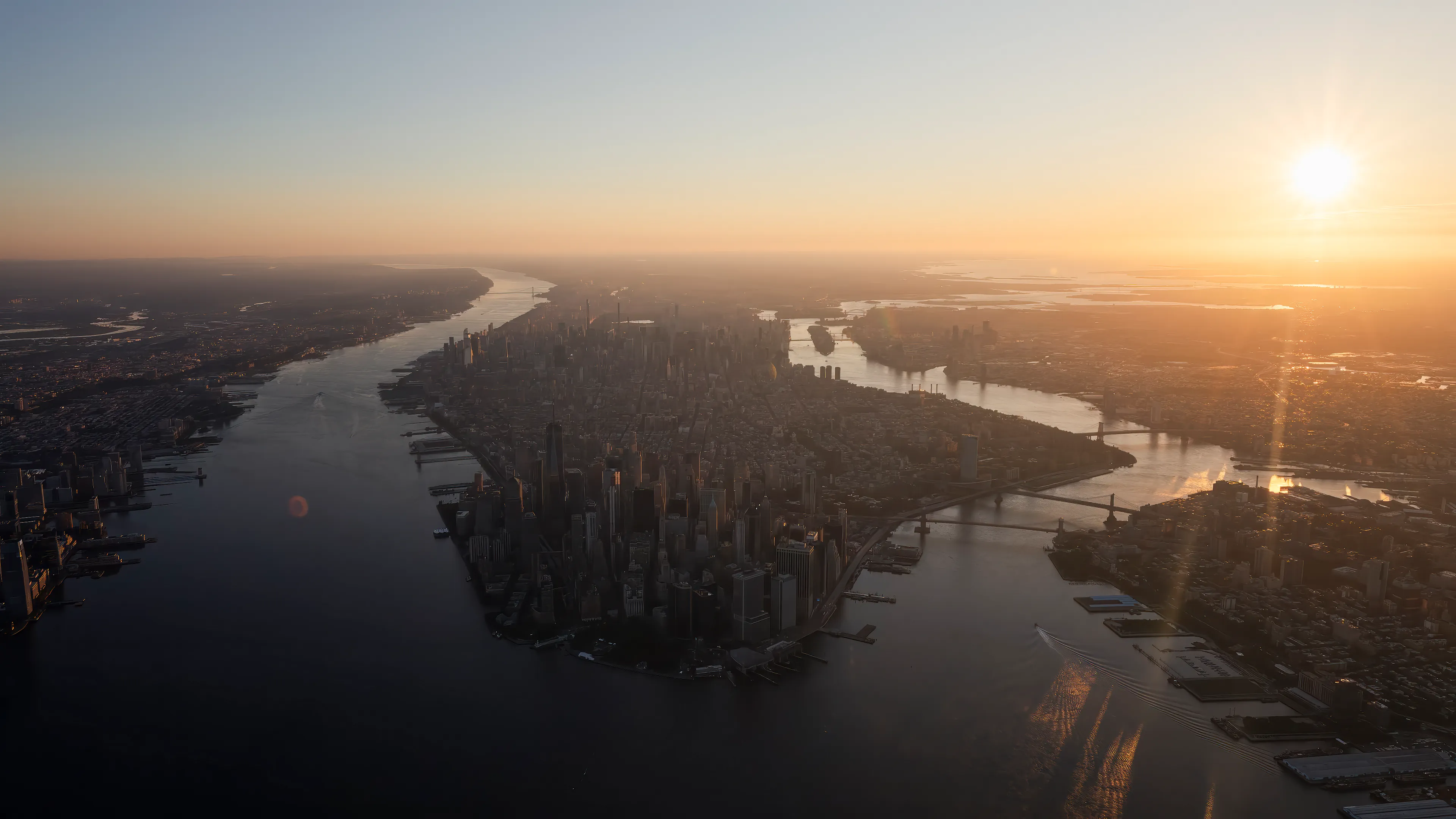 Year VII - This year was the last year I lived in the NYC metropolitan area.  With a cross-country just 2 weeks away, and my first book about to go to print, this would be the last sunrise flight I would do before all that came to be.  This image was taken as part of a YouTube series I did for Canon. The first project that would eventually be the catalyst for my aerial media company - Back Left Media.  This was a momentous opportunity for me professionally, but simultaneously extremely bittersweet.  I remember taking time on this flight just to soak it all in.  There is nothing better than New York City at sunrise.  I've said that for years, and still stan by that to this day.