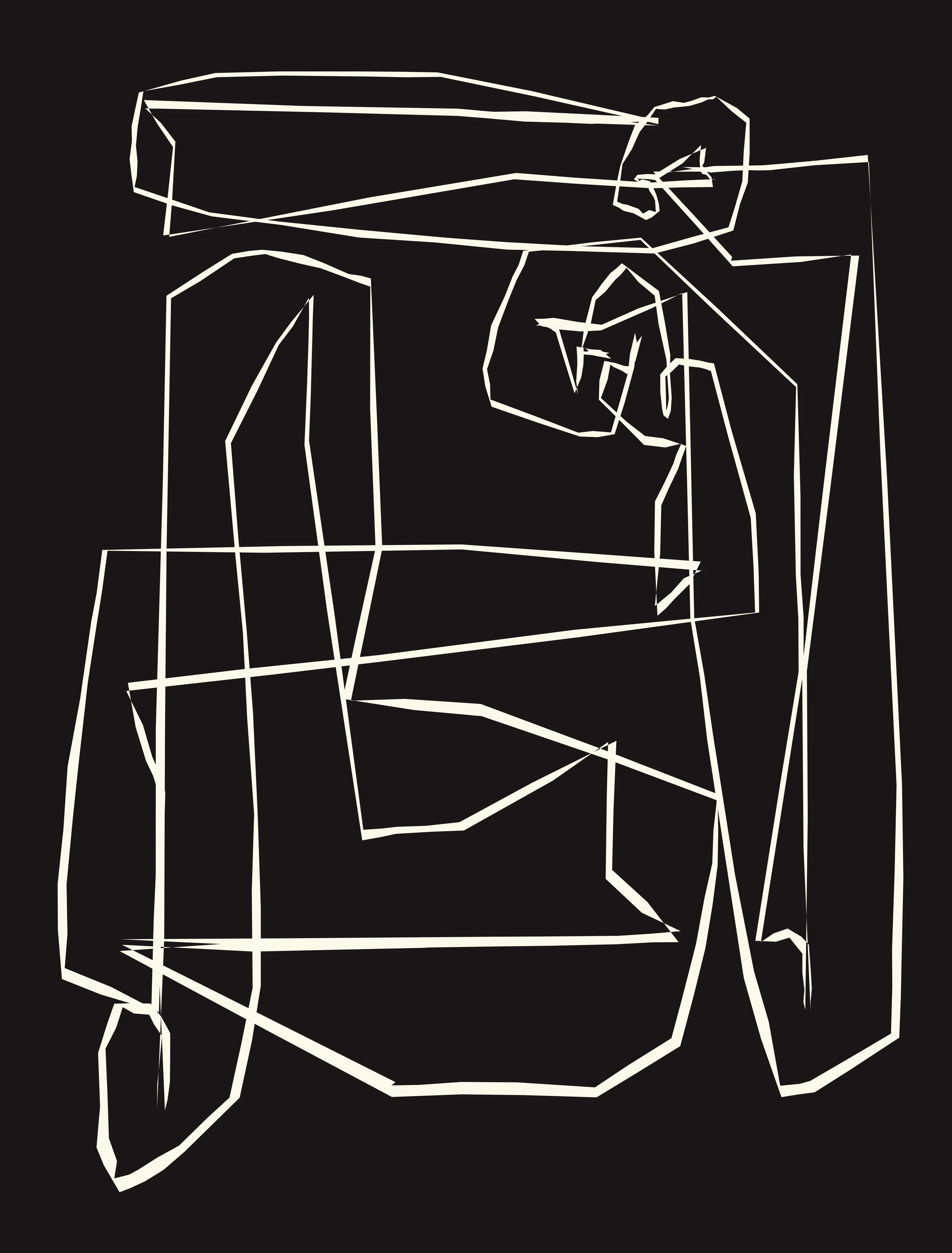 Upon encountering Matisse's ""Blue Nudes"" series, I found myself intrigued by the photograph of a room adorned with these simple yet evocative depictions of the human form. At first glance the figures appeared as harmonious abstractions, each embodying a shared pose while subtly diverging in unique ways upon closer inspection. This experience ignited my fascination with the artistic endeavor to recreate the same essence through multiple iterations, prompting a contemplation on the role of variations in a generative art series in an era often fixated on extravagant algorithmic diversity.

Here we aim to celebrate subtlety. This project employs not only the randomness inherent to algorithms but also the serendipity of human intervention. Anchored in my own hand-drawn inputs, the process intertwines organic paths with algorithmic automation, generating polygons that exude the beauty of nuanced distinctions.

Beyond technique, this endeavor mirrors an autobiographical passage — a celebration of my evolution from functional coder to constructor of pure form. Matisse's iconic method of composing with cut paper — initially a preparatory ritual — mirrors my own journey. What once served utilitarian software now finds purpose in artistry, code morphing into my chosen medium of artistic expression. This metamorphosis, a kinship to Matisse's transformation, is my homage to the creative odyssey that beckons when code transcends its pragmatic origins.
