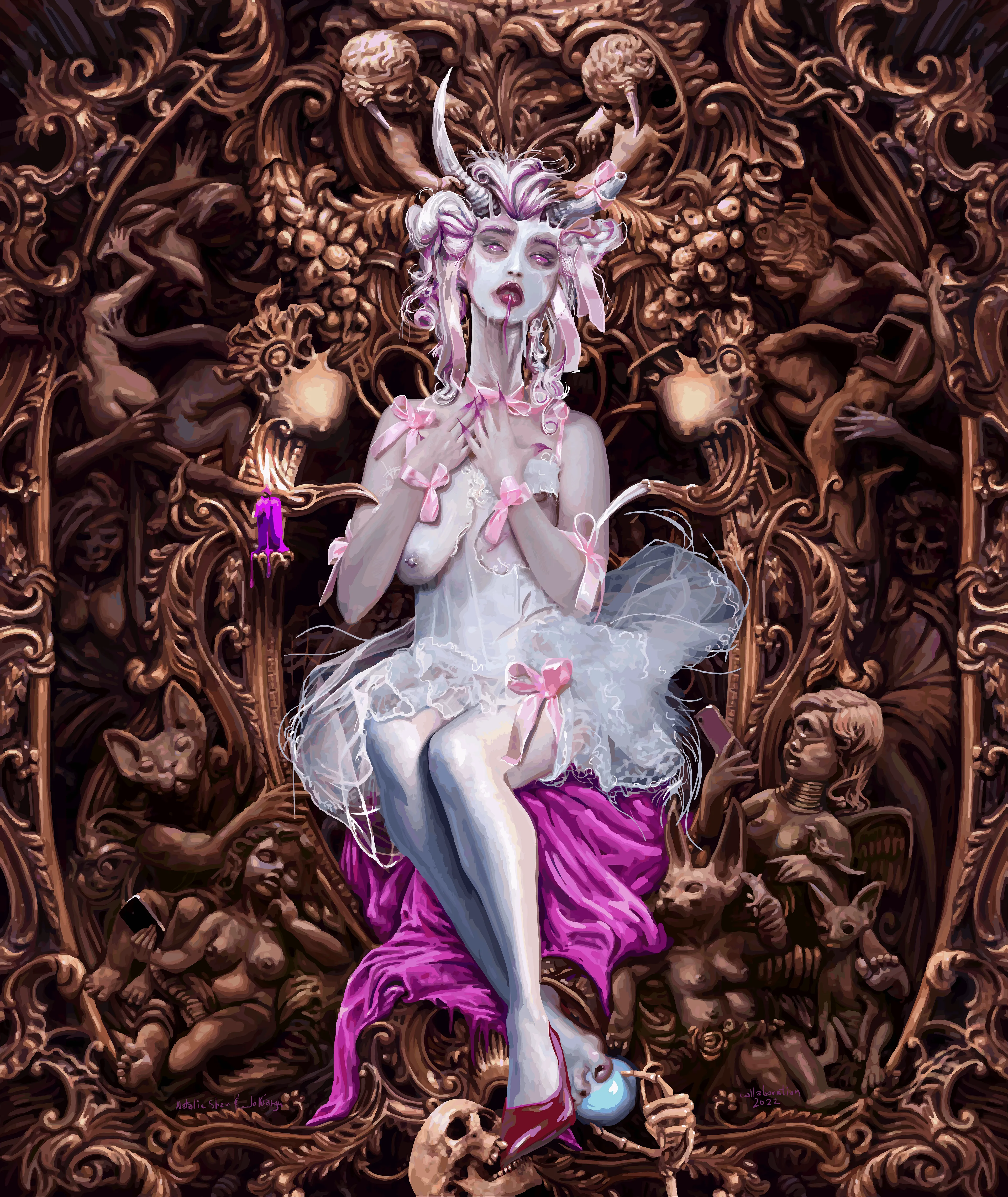 a story of a woman's struggle amidst the cancers of society.

A collaboration with Natalie Shau.