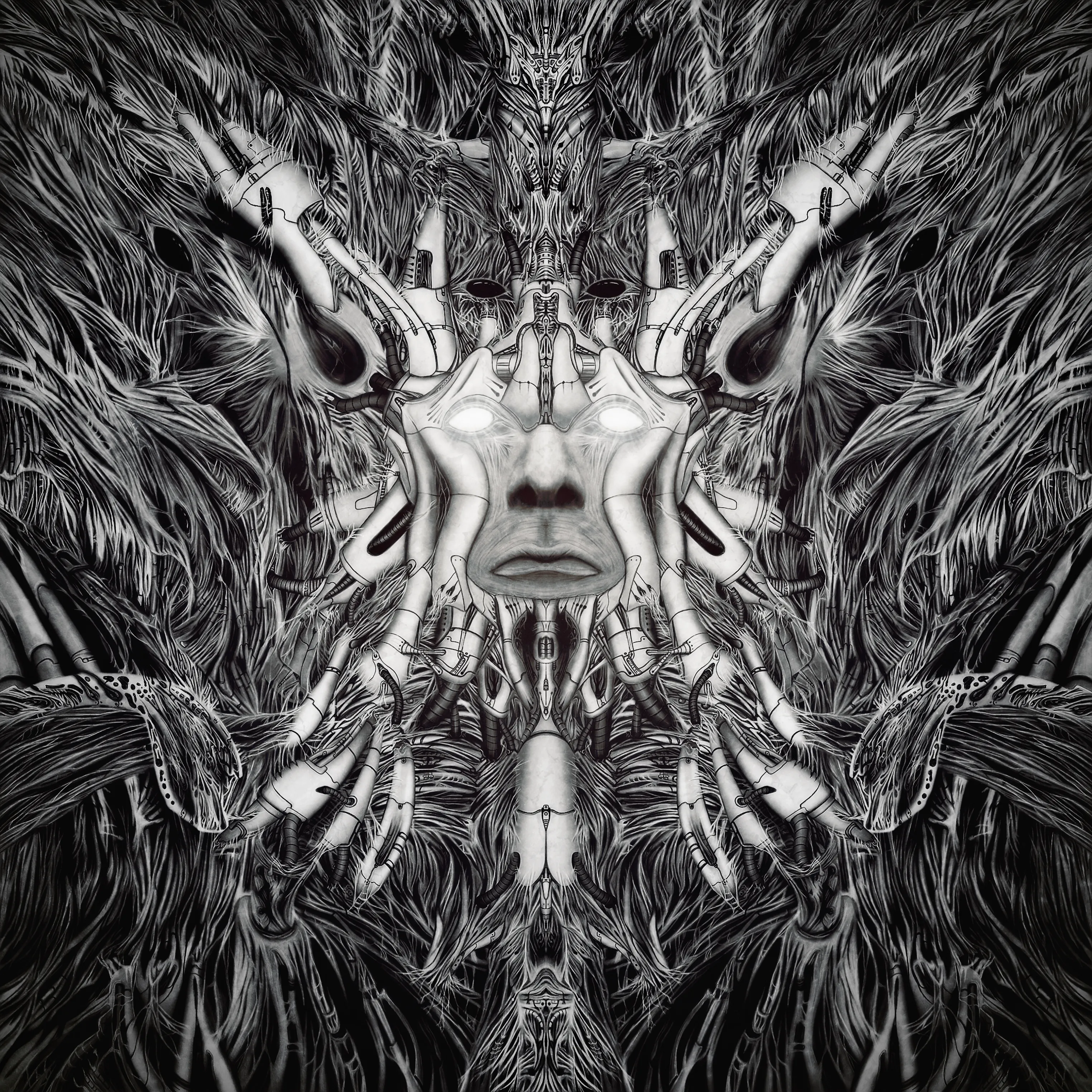 The overseer of a world where technology and biology are fused in chaotic growth has awakened.

Digital Painting,  2021