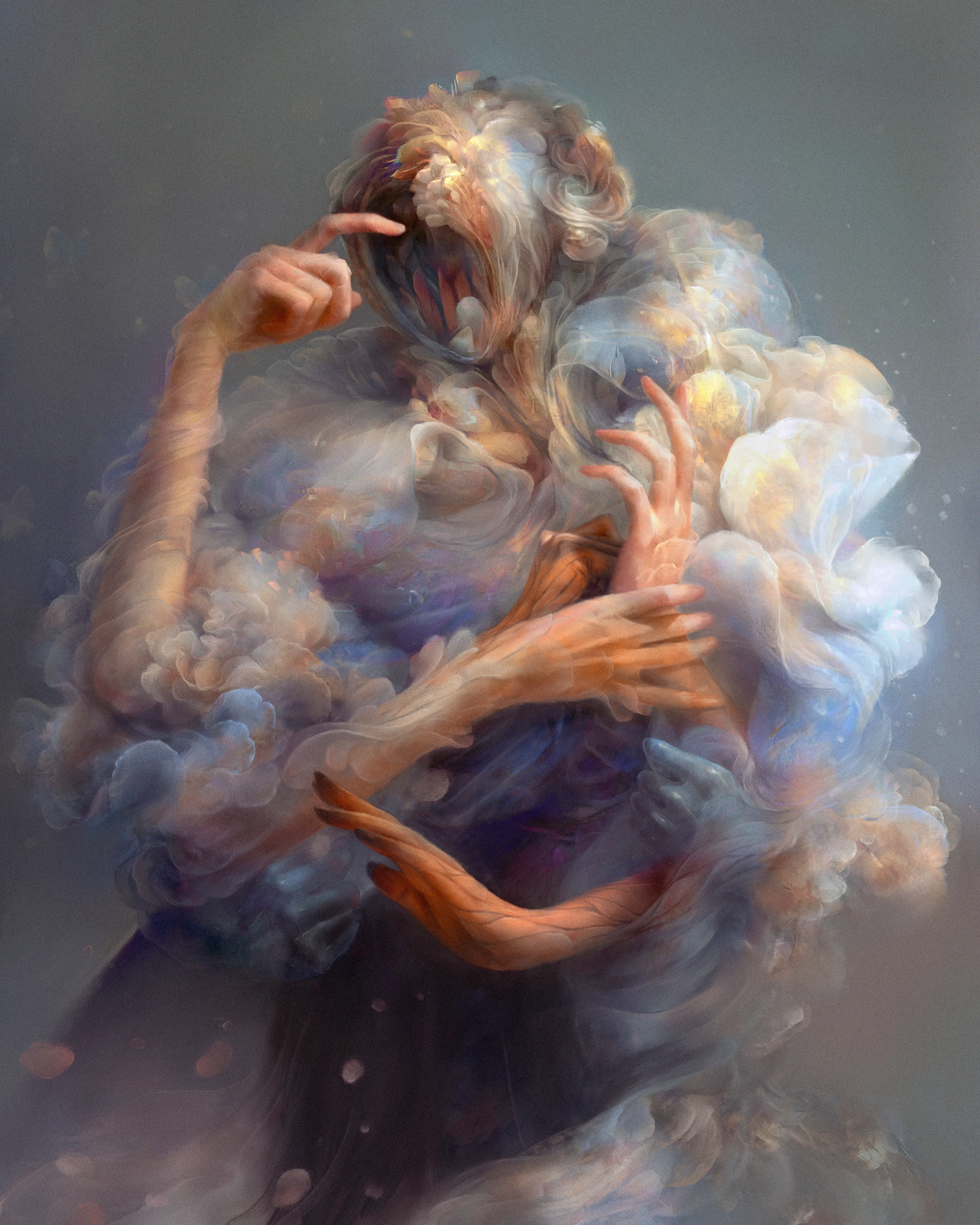 Series of masked beings created by uniting machine & mind.

Based on shapes generated by generative adversarial networks. These intriguing machine created shapes let the imagination run wild in a world that isn't limited by human emotion--creators' vision work as the heart of the machine. Stepping forward with a new medium of art & machine learning, by combining the two as one we can create something unprecedented & fascinating.