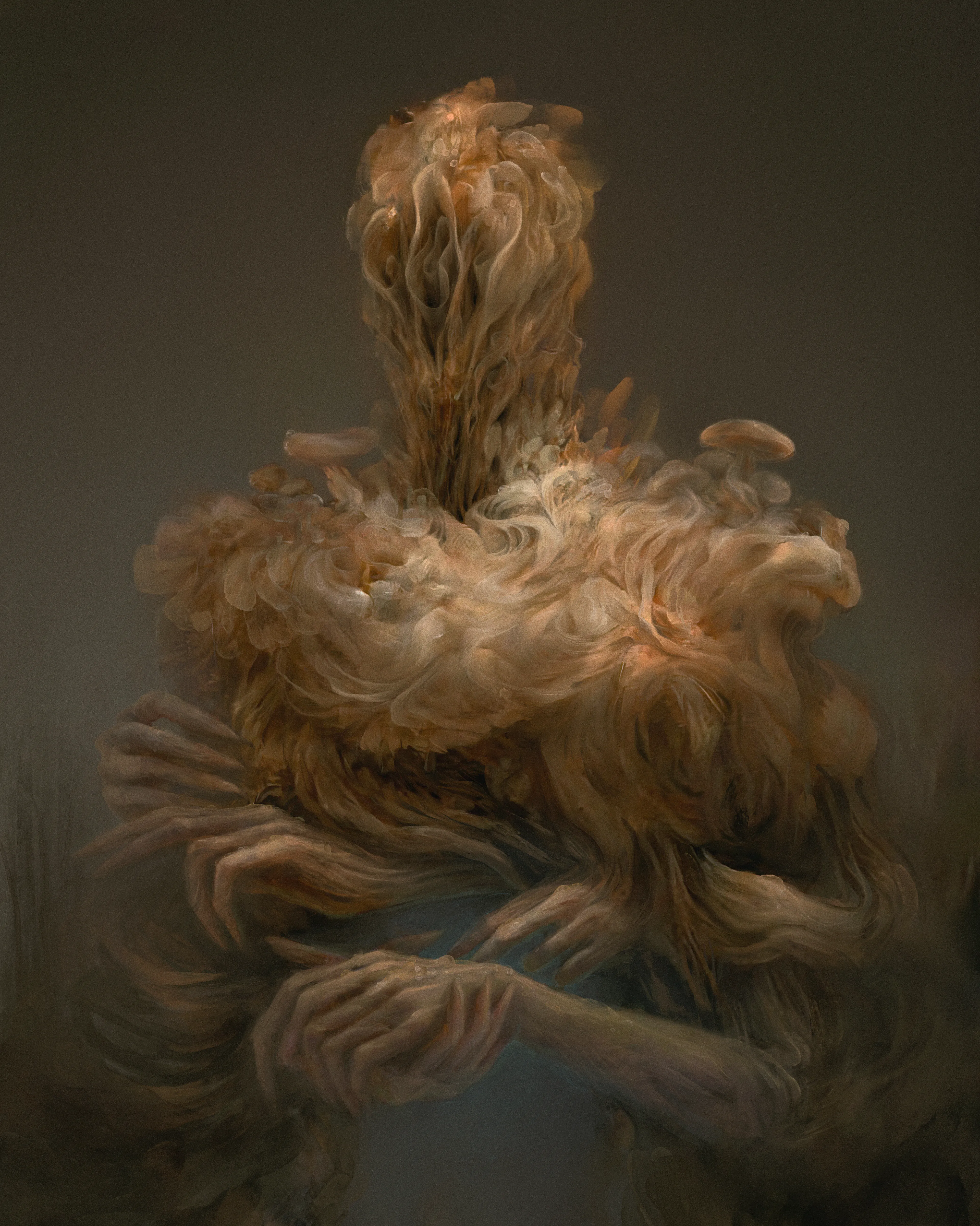 Series of masked beings created by uniting machine & mind.

Based on shapes generated by generative adversarial network. These intriguing machine created shapes let the imagination run wild in a world that isn't limited by human emotion--creators vision work as the heart of machine. Stepping forward with a new medium of art & machine learning, by combining the two as one we can create something unprecedented & fascinating.