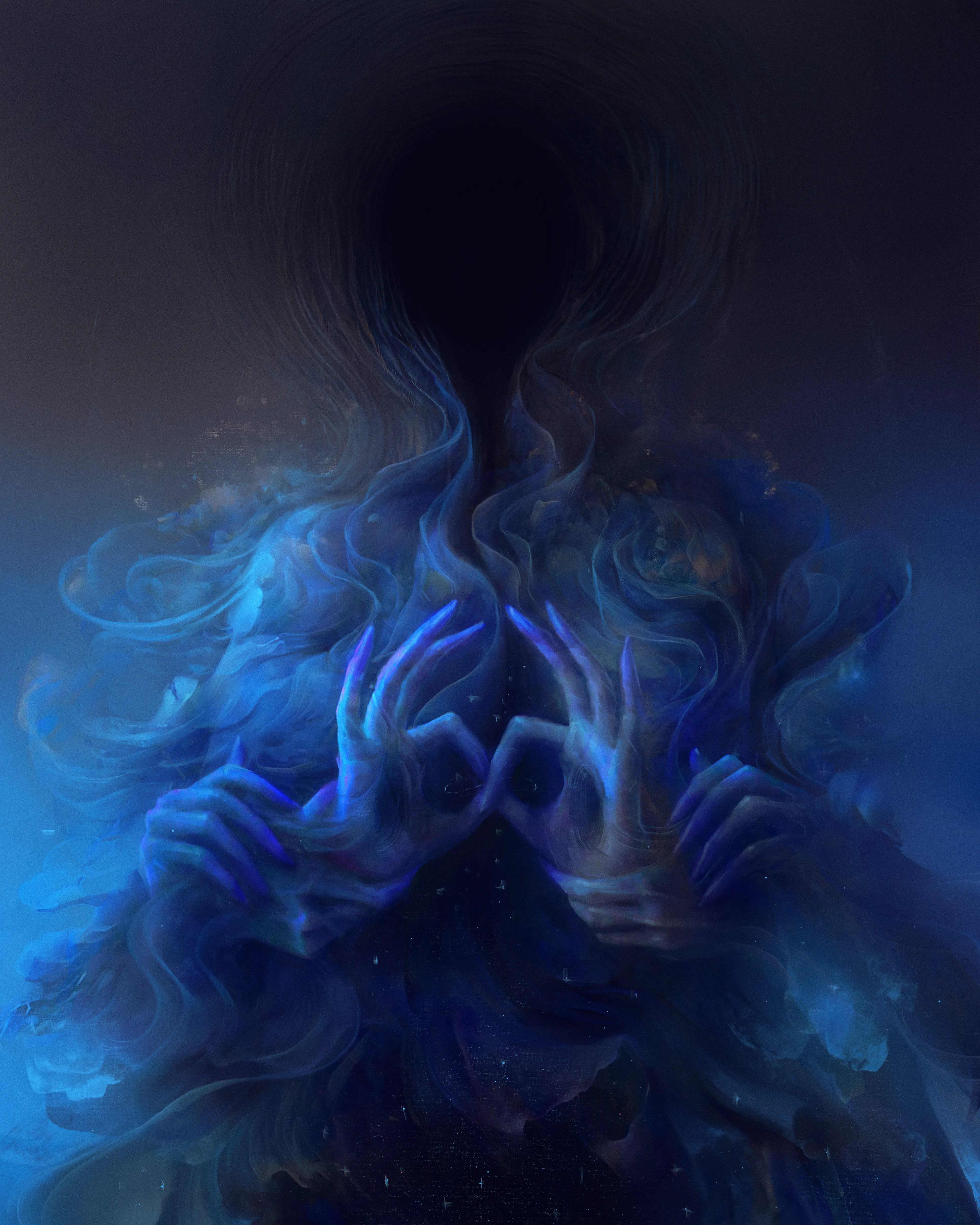 Series of masked beings created by uniting machine & mind.

Based on shapes generated by generative adversarial networks. These intriguing machine created shapes let the imagination run wild in a world that isn't limited by human emotion--creators' vision work as the heart of the machine. Stepping forward with a new medium of art & machine learning, by combining the two as one we can create something unprecedented & fascinating.