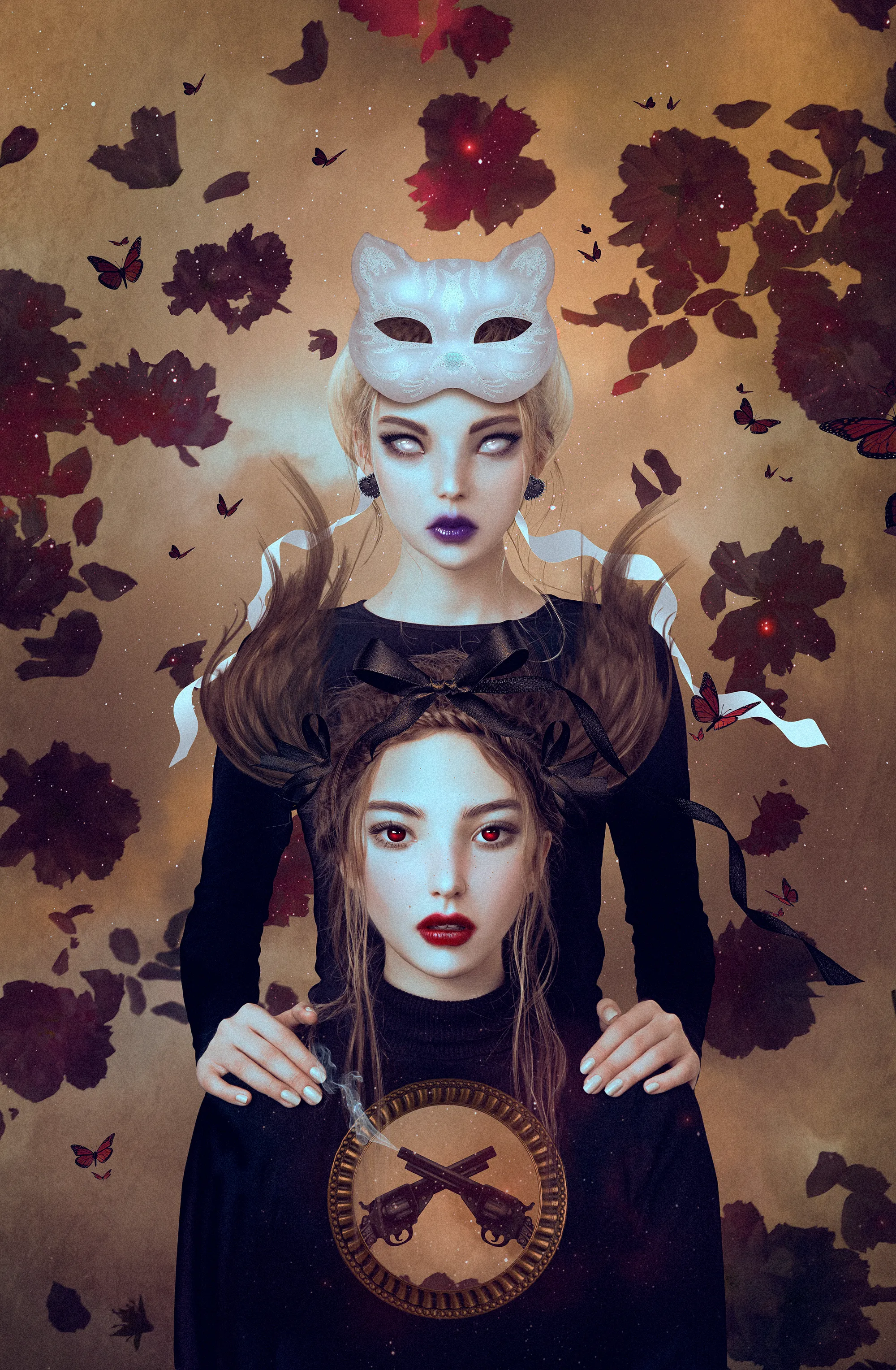 "These violent delights have violent ends, And in their triumph die like fire and powder, Which as they kiss consume. "
William Shakespeare

Digital art, 2015