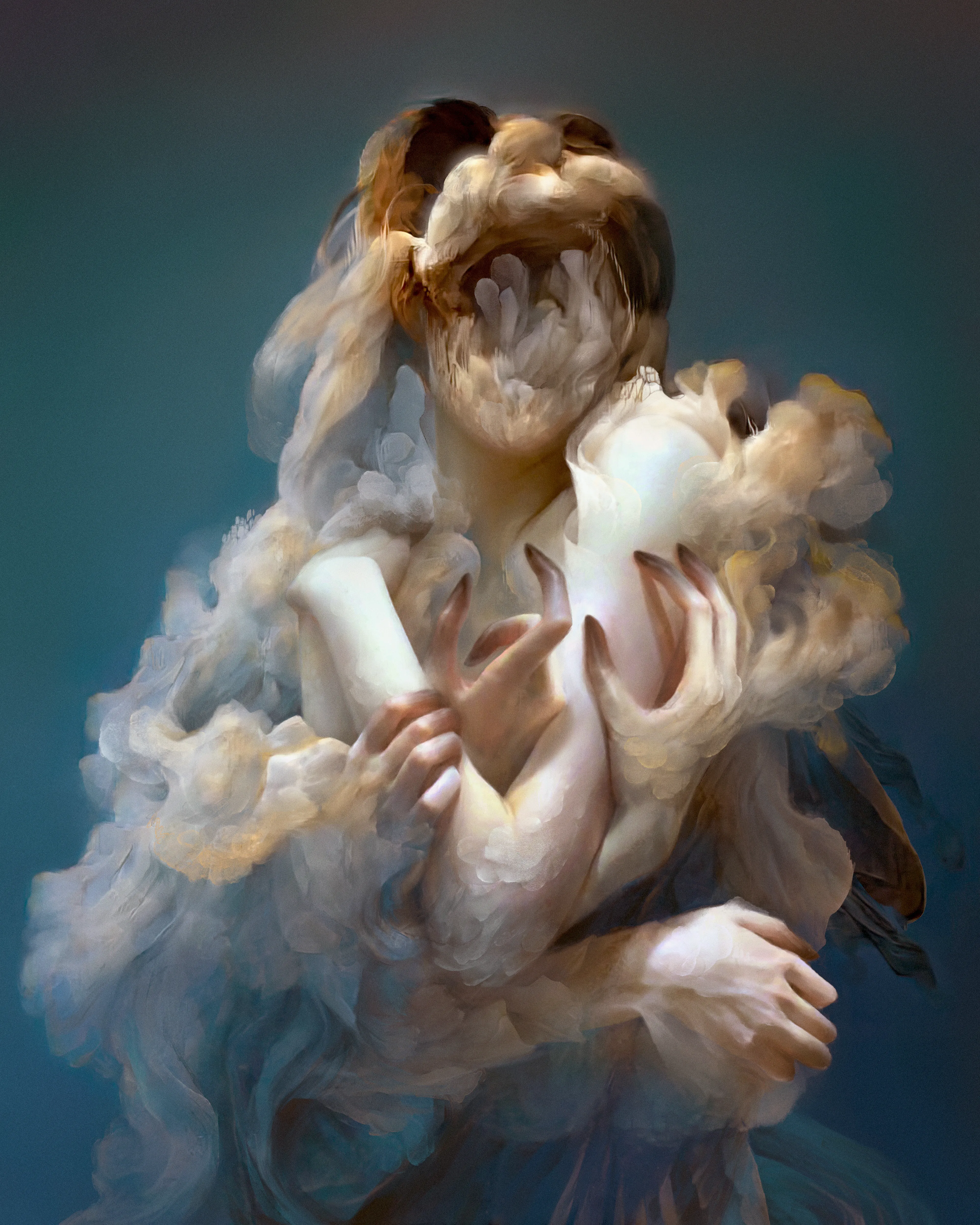 Series of masked beings created by uniting machine & mind.

Based on shapes generated by generative adversarial network. These intriguing machine created shapes let the imagination run wild in a world that isn't limited by human emotion--creators vision work as the heart of machine. Stepping forward with a new medium of art & machine learning, by combining the two as one we can create something unprecedented & fascinating.