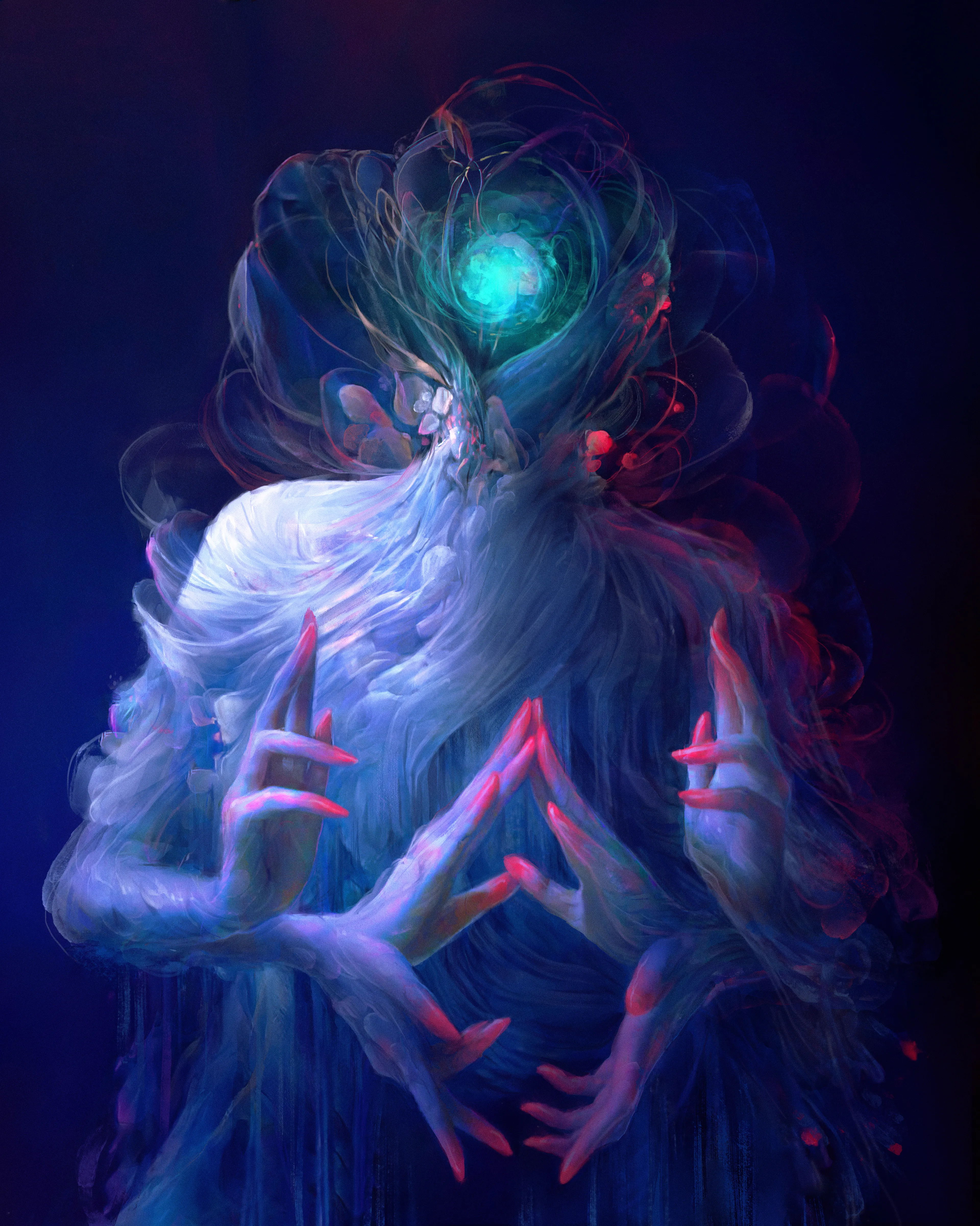 Series of masked beings created by uniting machine & mind.

Based on shapes generated by generative adversarial network. These intriguing machine created shapes let the imagination run wild in a world that isn't limited by human emotion--creators vision work as the heart of machine. Stepping forward with a new medium of art & machine learning, by combining the two as one we can create something unprecedented & fascinating.