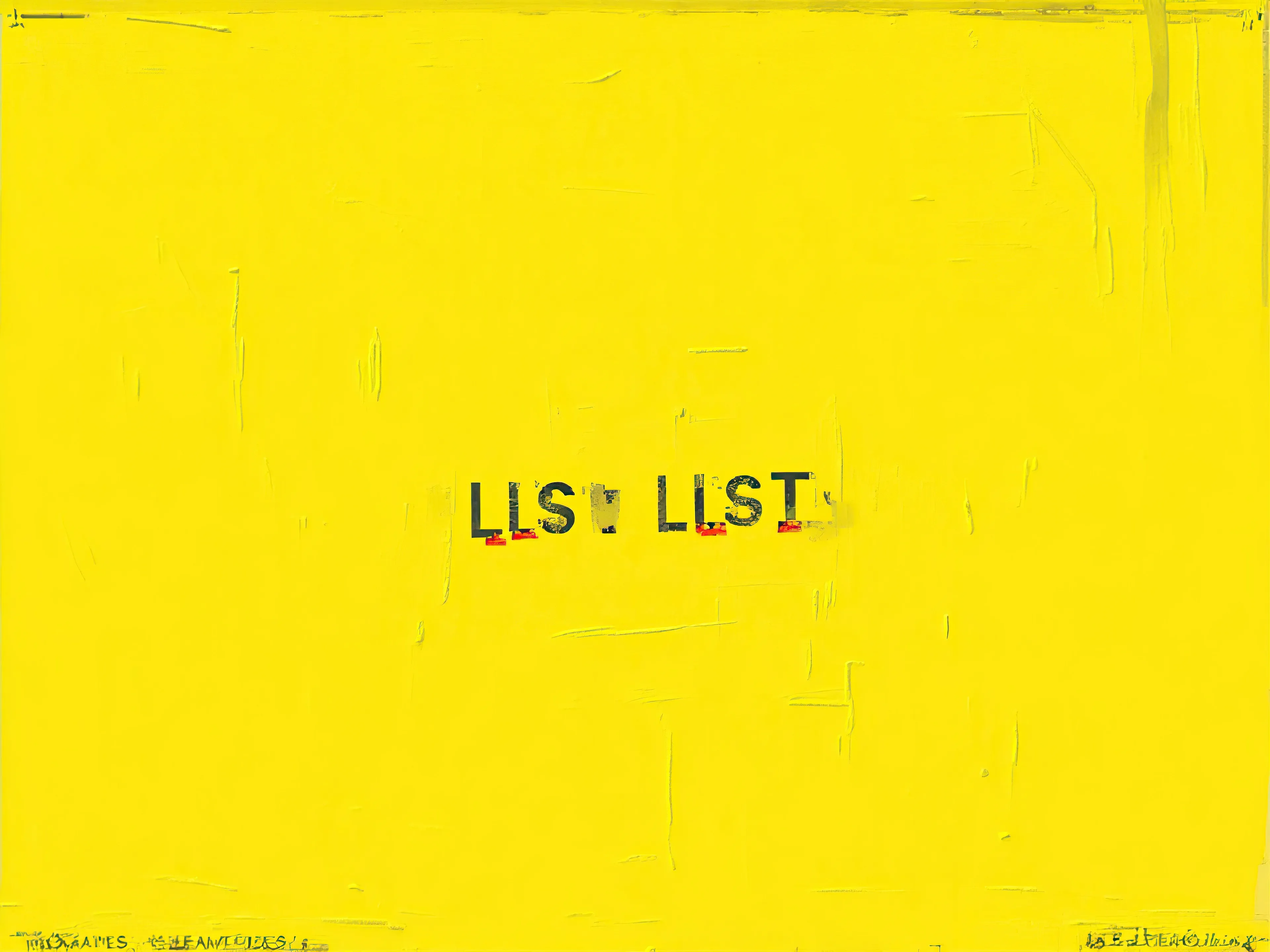 LIST PAINTING 2

AI 

CIRCA 2025