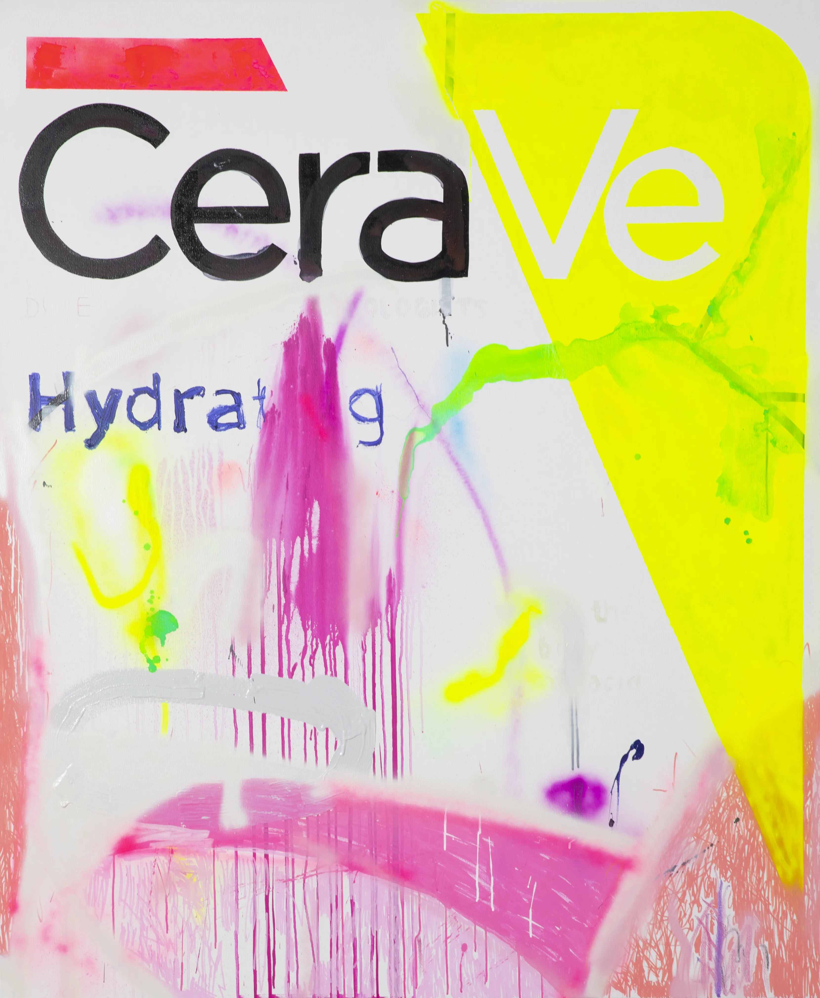 CLEAN is a collection of paintings by JIMMY

The exhibition converges the mundane as the sacred, positioning everyday skincare, sanitation, and soap brands not just as commercial entities, but as symbolic portals to purity, innocence, and cleanliness. The choice of this subject matter subverts their commercial presence, transforming them into emblems of spiritual sanctity and offering a profound critique of society's evolving values.

In an era saturated with the pursuit of bodily perfection, the works emerge as a potent commentary on the entanglement with external purity, reflecting the collective longing for inner sanctification.

The artworks invite viewers to question the dichotomies of materialism & spirituality, cleanliness & corruption, challenging us to rediscover the metaphysical dimensions of ordinary products. In their conceptual framework, these paintings become luminous beacons, reminding us of the deeper meaning beneath the surface of our commercialized existence.