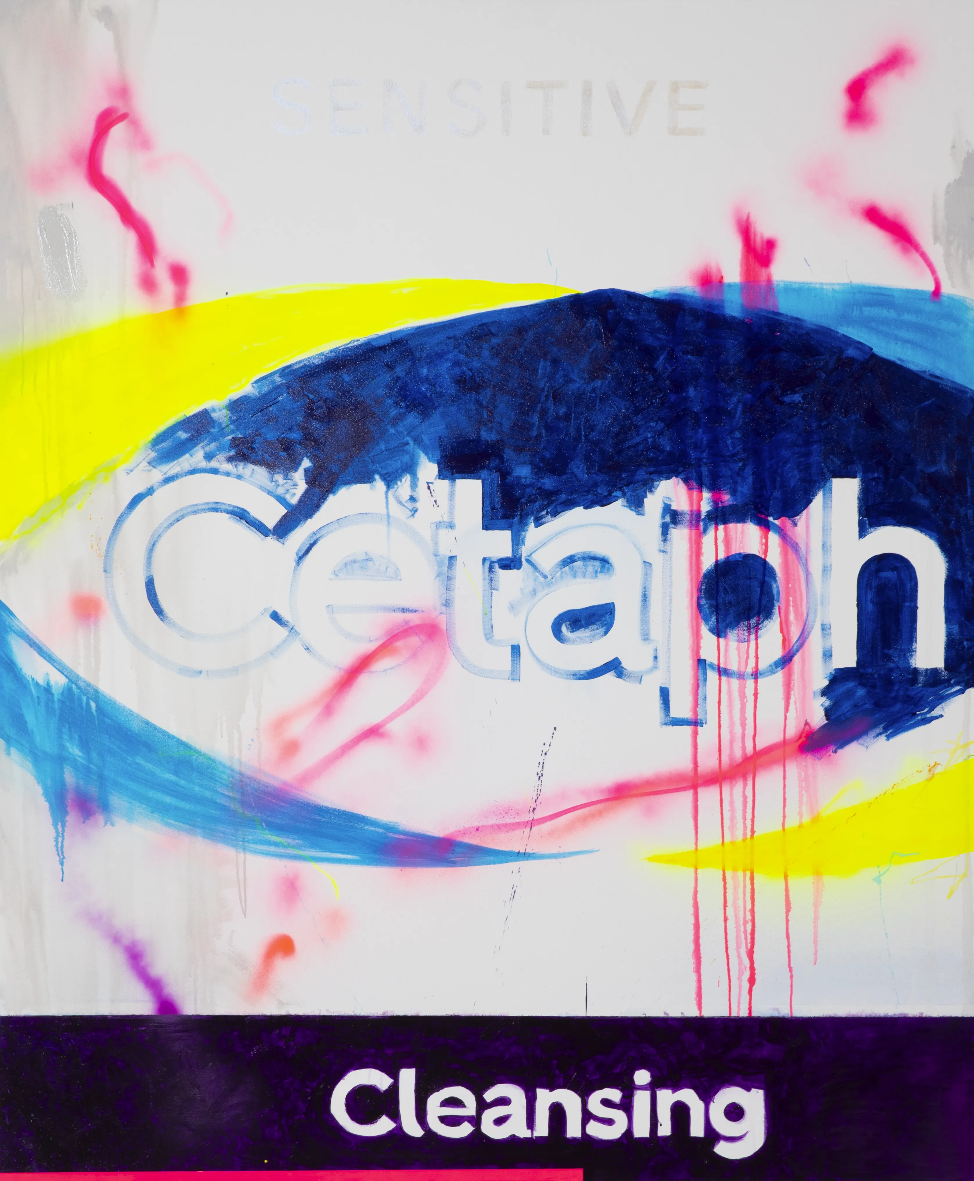 CLEAN is a collection of paintings by JIMMY

The exhibition converges the mundane as the sacred, positioning everyday skincare, sanitation, and soap brands not just as commercial entities, but as symbolic portals to purity, innocence, and cleanliness. The choice of this subject matter subverts their commercial presence, transforming them into emblems of spiritual sanctity and offering a profound critique of society's evolving values.

In an era saturated with the pursuit of bodily perfection, the works emerge as a potent commentary on the entanglement with external purity, reflecting the collective longing for inner sanctification.

The artworks invite viewers to question the dichotomies of materialism & spirituality, cleanliness & corruption, challenging us to rediscover the metaphysical dimensions of ordinary products. In their conceptual framework, these paintings become luminous beacons, reminding us of the deeper meaning beneath the surface of our commercialized existence.