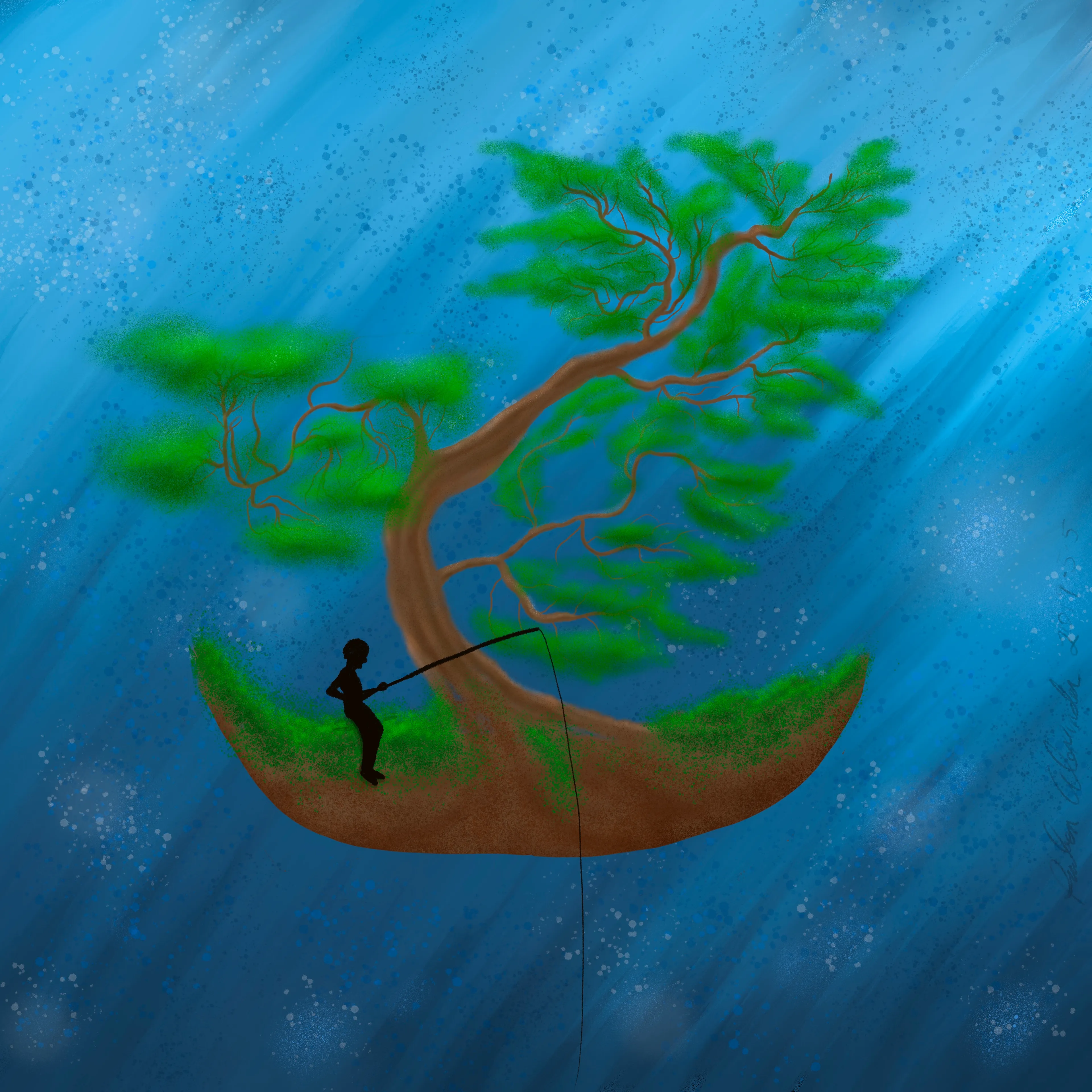 4000 x 4000px

Right now I have a strong desire to search and expand my experiences.  This piece is representative of that feeling.