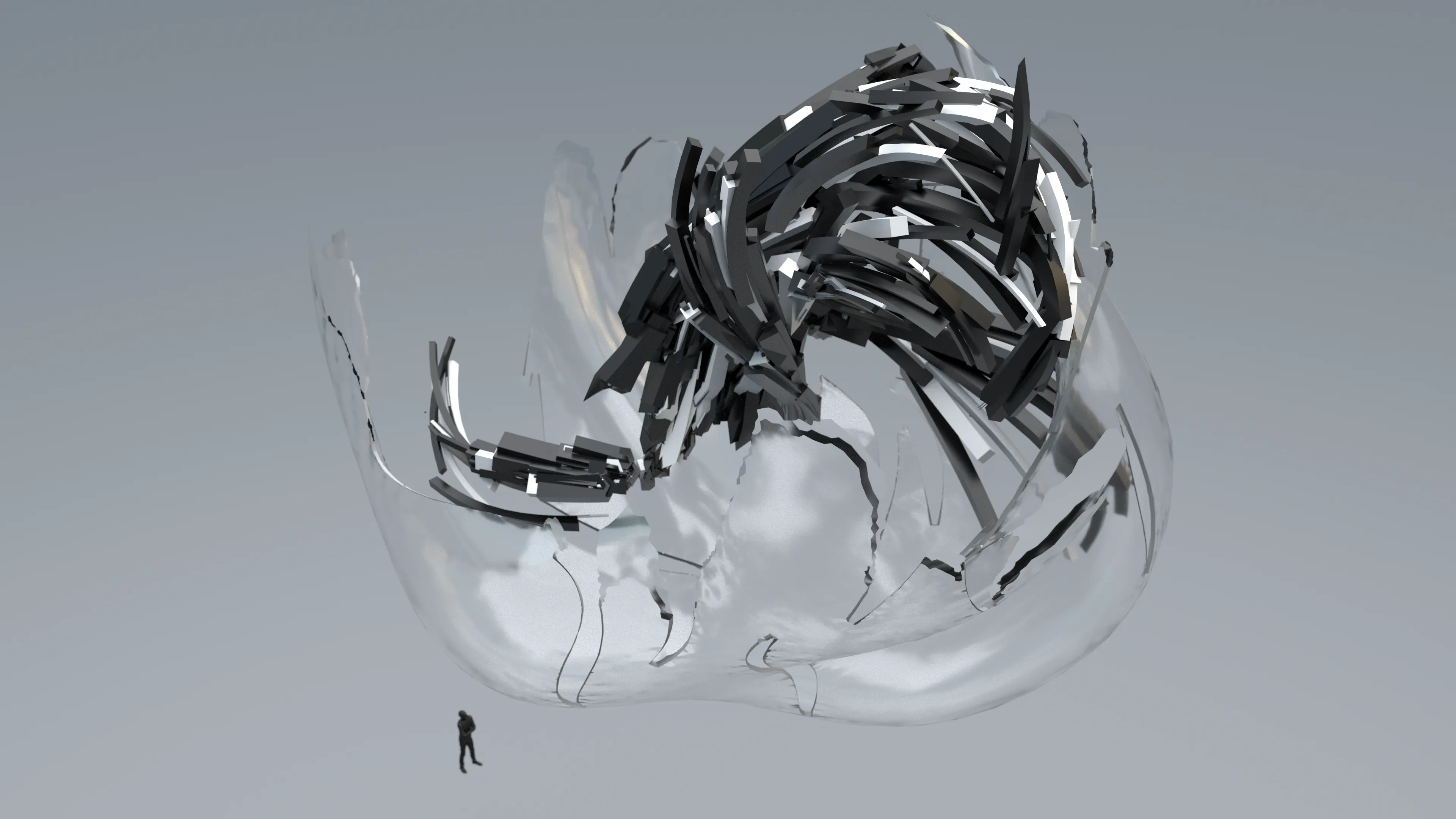 The System. Static composition from a limited edition series.