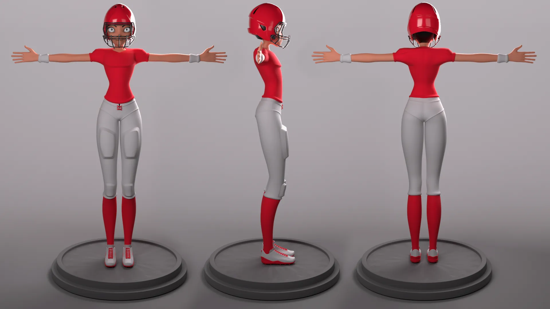 3D cartoon character.