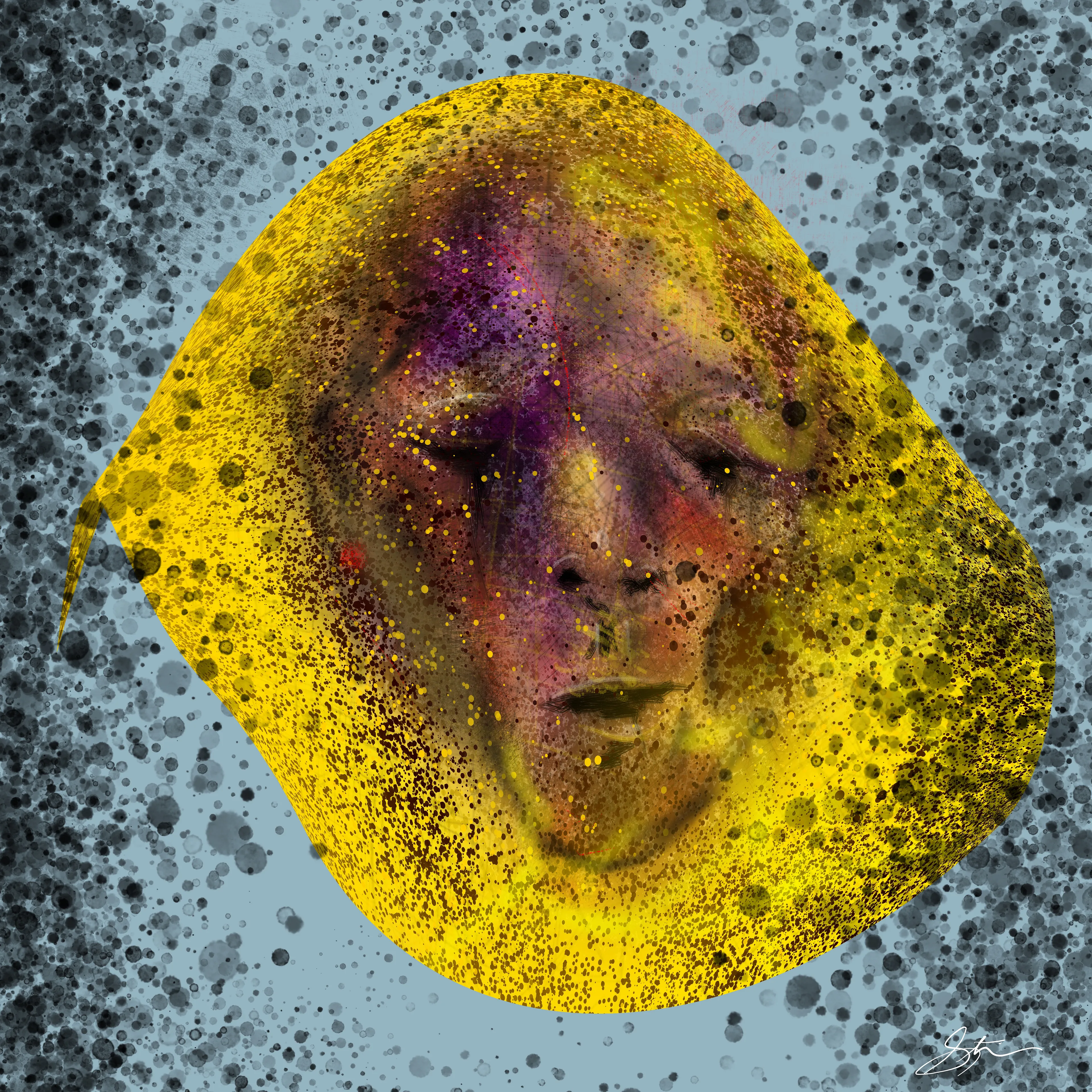 I'm very excited to offer this digital painting, titled "Formaldehyde" as my first piece on MakersPlace. The piece is inspired by how some medical oddities are bizarrely preserved for posterity in jars.