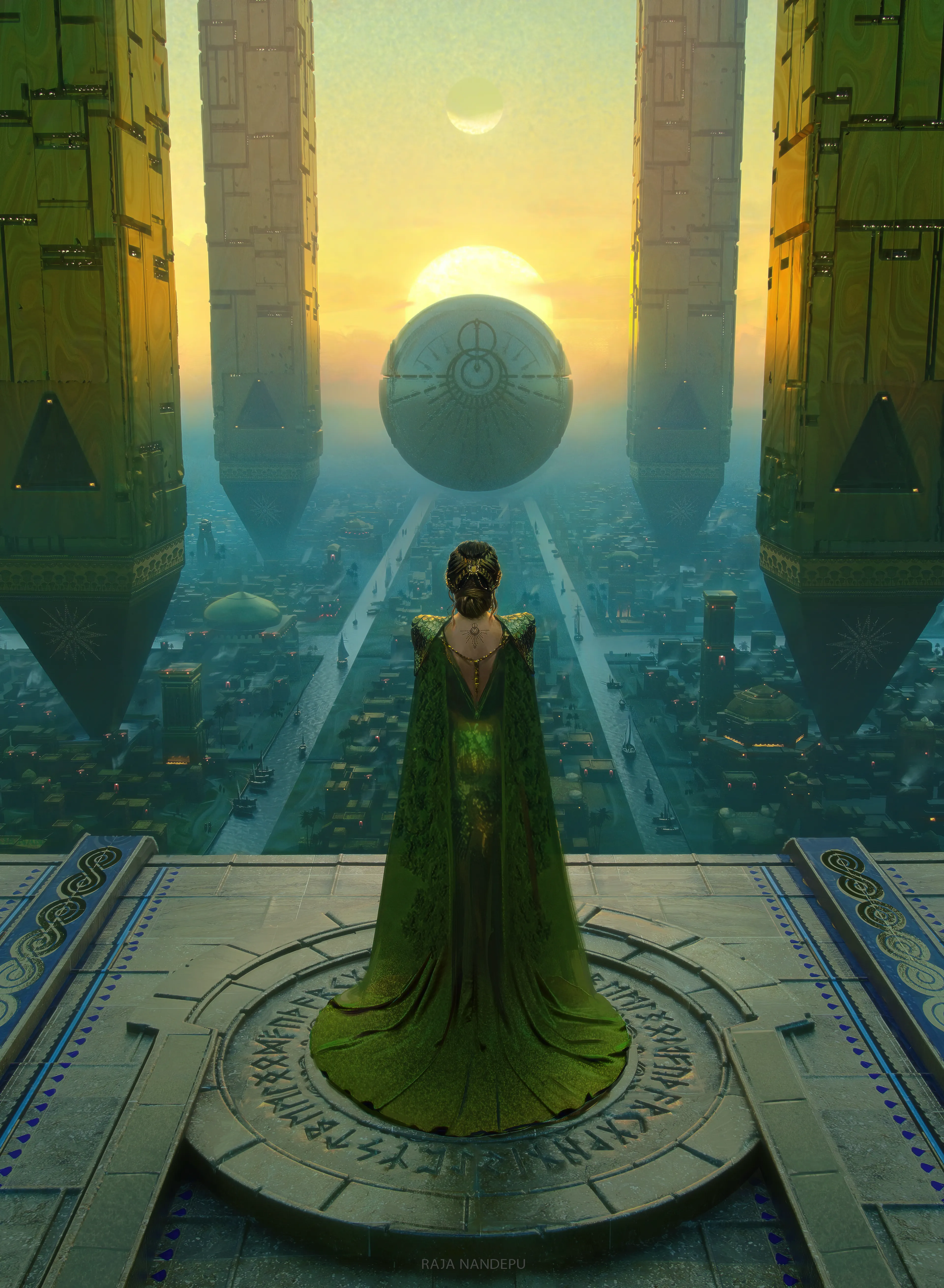 This image is part of the series - 8000 B.C (Before crypto)

The timeline marks the beginning of the new age Cryptolithic in an alternate fantasy fictional world !
The key moments revolve around Magic , Sprits and Celestial events !