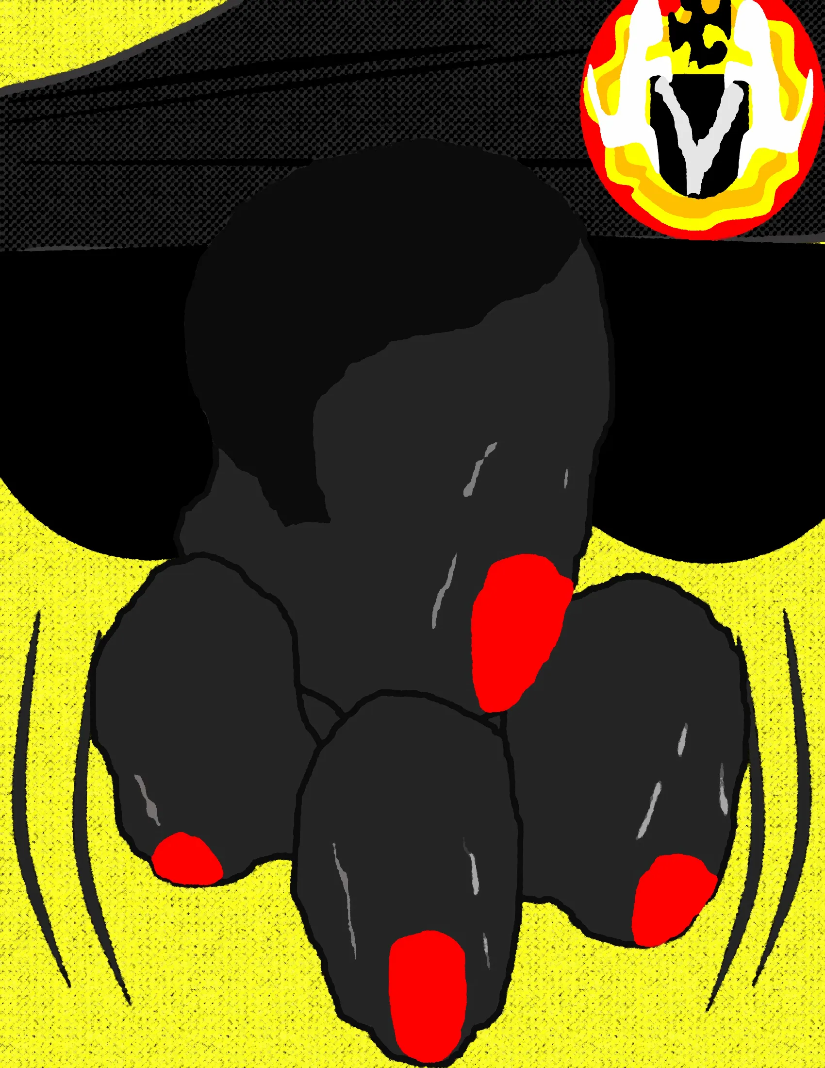 The artwork references former Nigeria Head of State, General Sanni Abacha's regime in which Nigerians suffered innumerable human rights abuses.