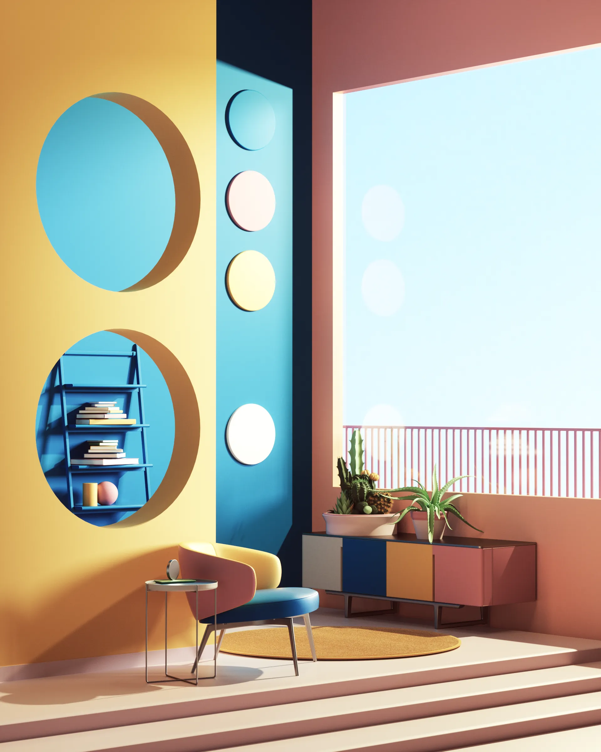 Can you guess the height of that room?