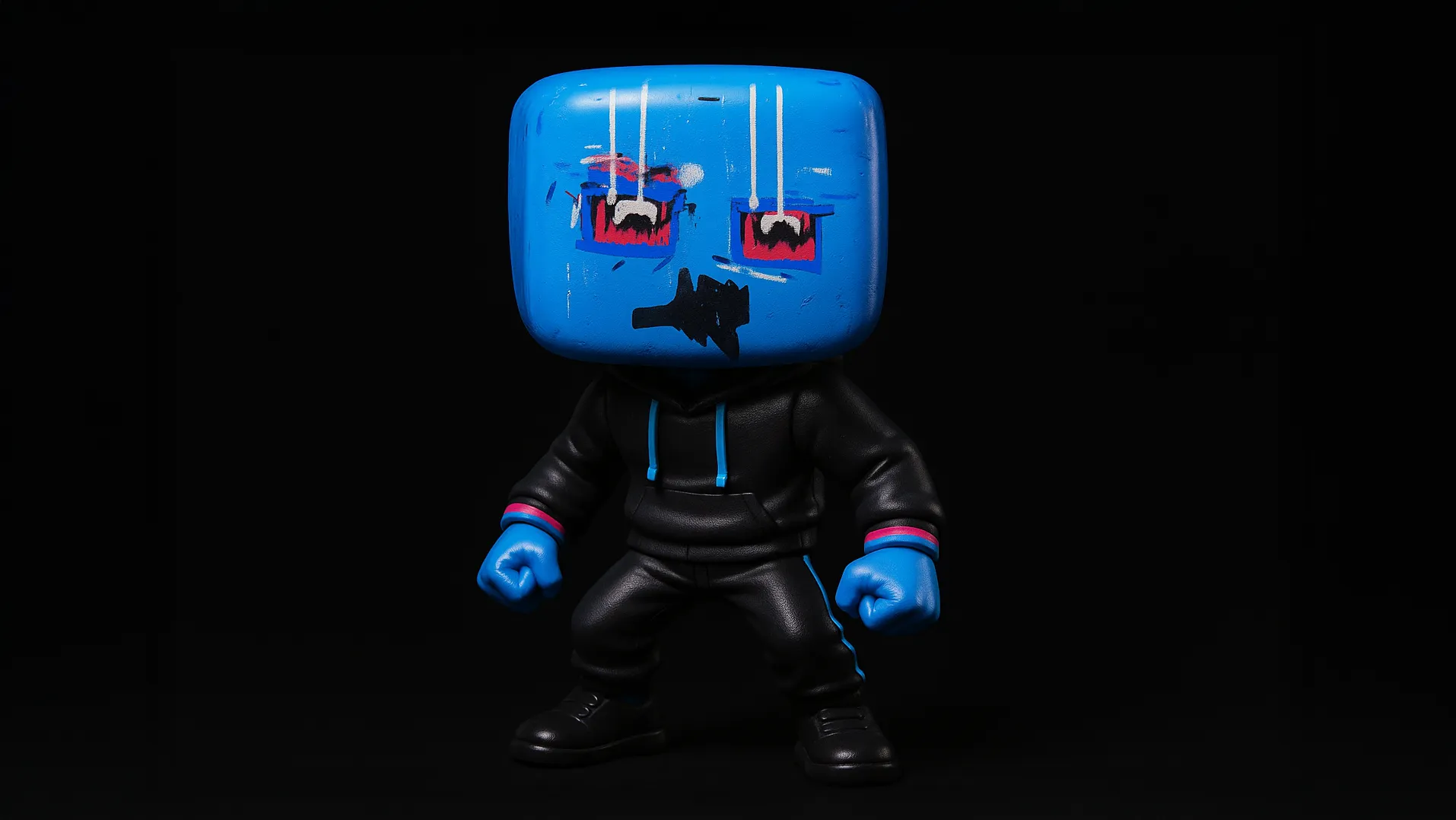 404 gacha figure representations based on the artworks of XCOPY, as imagined by Nuclear Samurai for the Frens & Legends art series. 