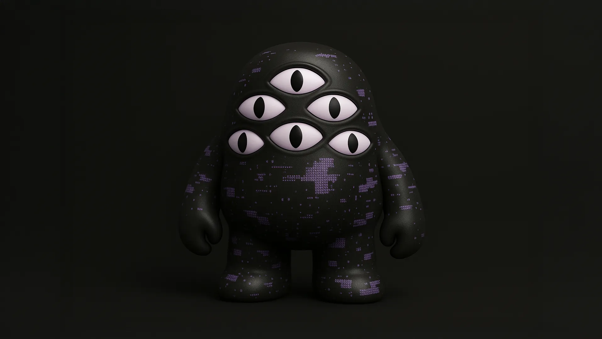 404 gacha figure representations based on the artworks of XCOPY, as imagined by Nuclear Samurai for the Frens & Legends art series. 