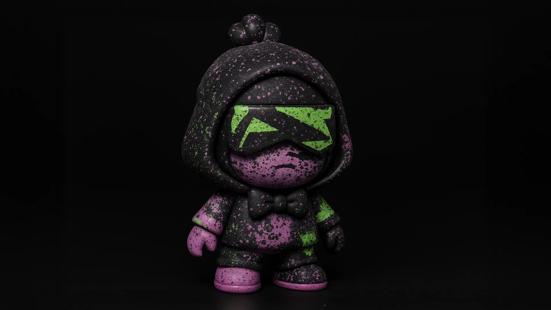 404 gacha figure representations based on the artworks of XCOPY, as imagined by Nuclear Samurai for the Frens & Legends art series. 