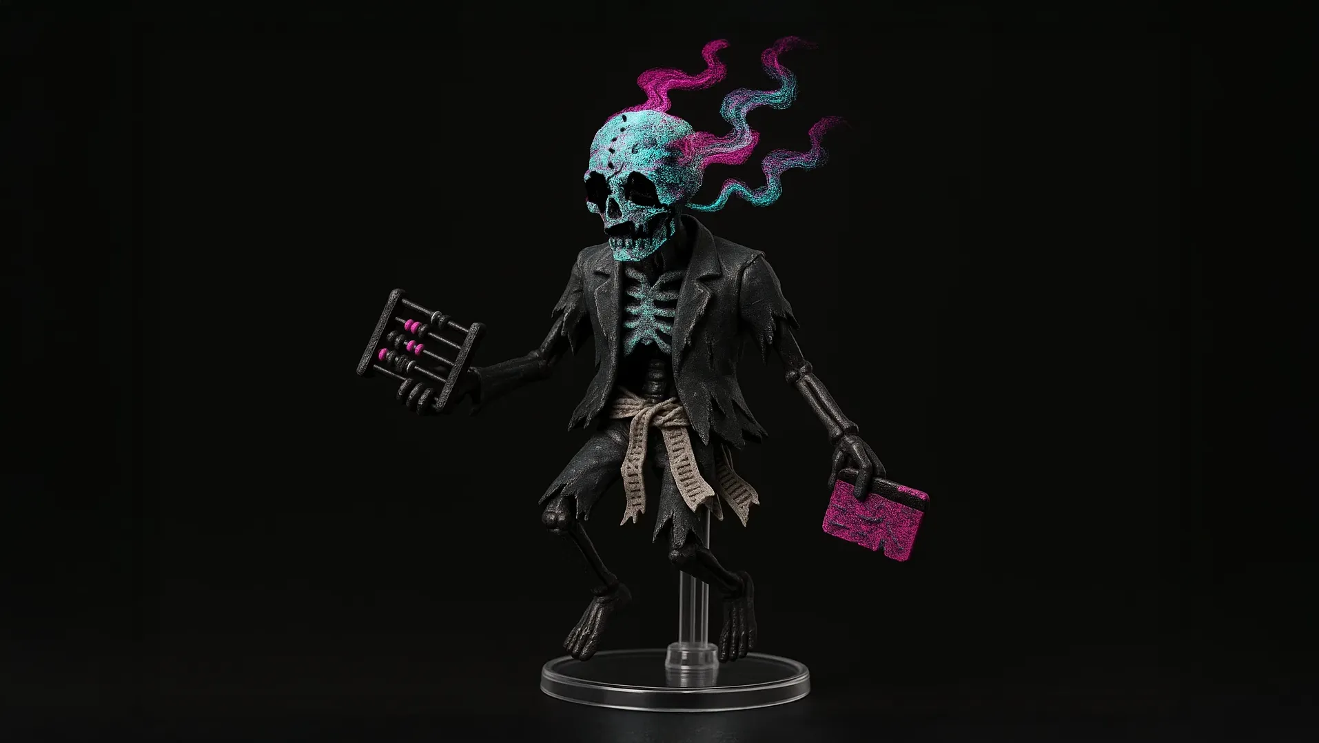 404 gacha figure representations based on the artworks of XCOPY, as imagined by Nuclear Samurai for the Frens & Legends art series. 