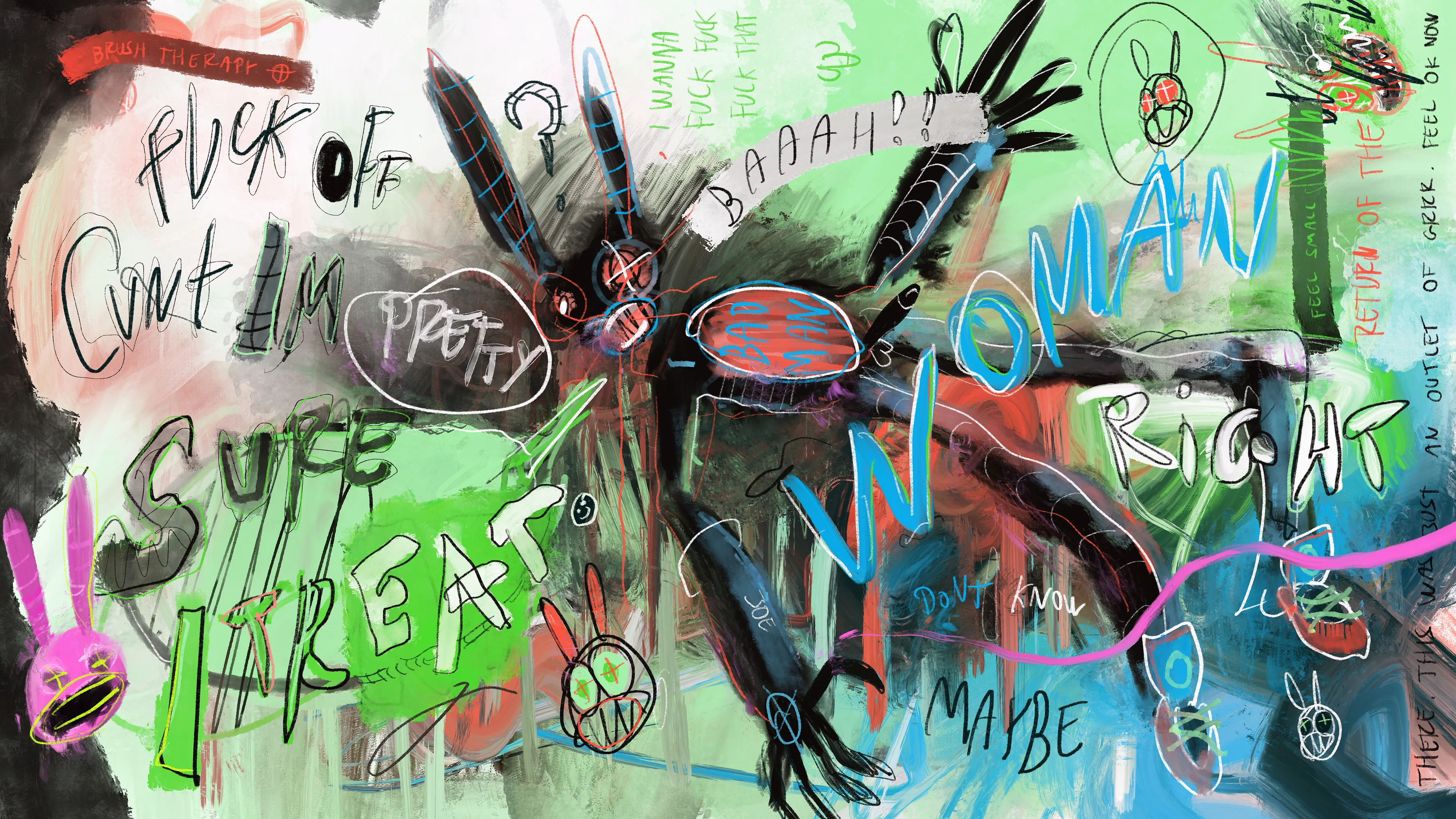 AI & Digital Painting. 16:9 format, 7016 x 3946 px. 