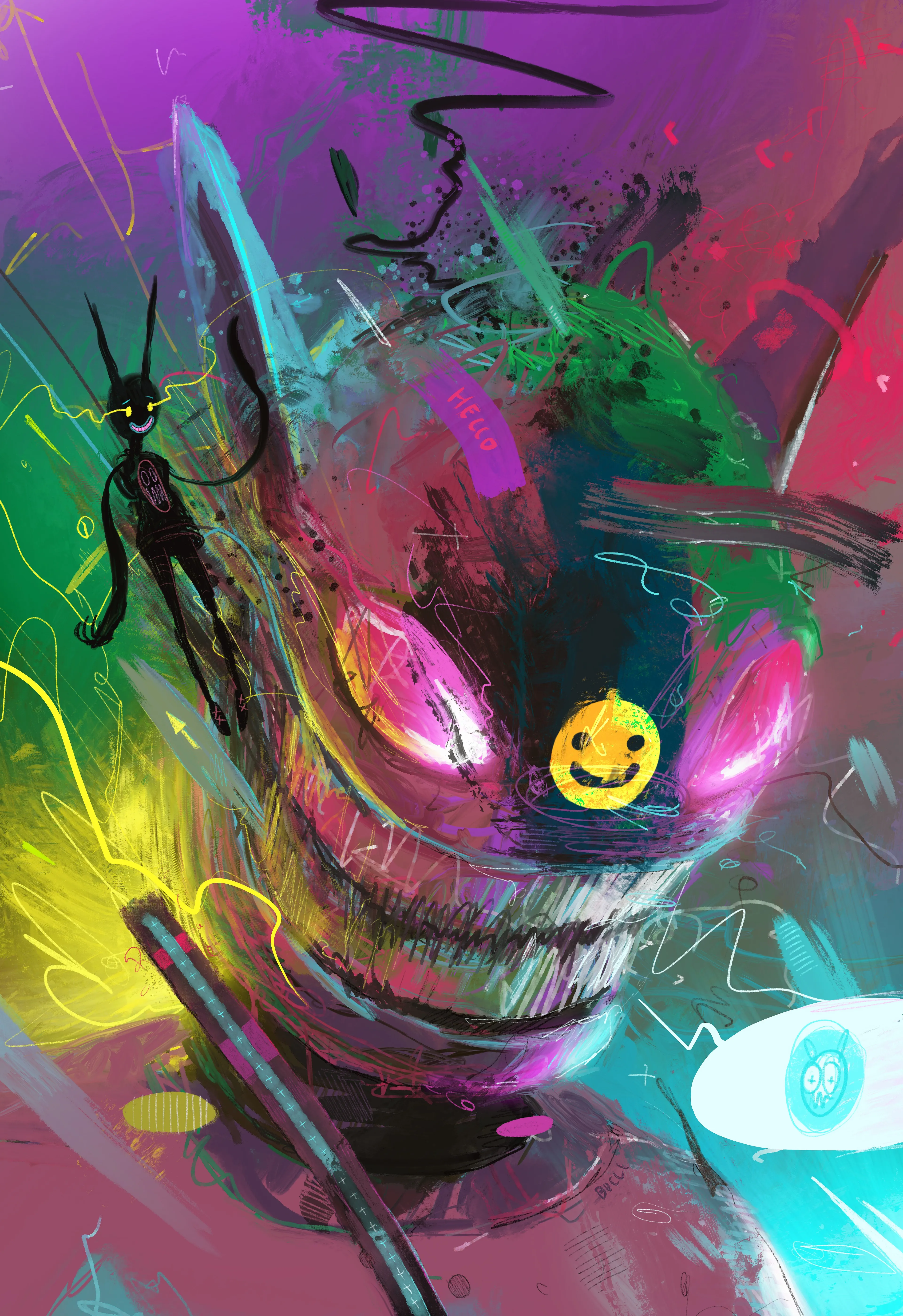 Digital painting.

Comes with Gallery Quality Print.
Shipping & packaging included.

Print only guaranteed for the first buyer.

Printed with Canon Pro 1000 with original inks on Hahnemühle FineArt Pearl 285 gsm
paper. Size 420x594mm. 20mm border.

Signed and numbered edition 1 of 1.