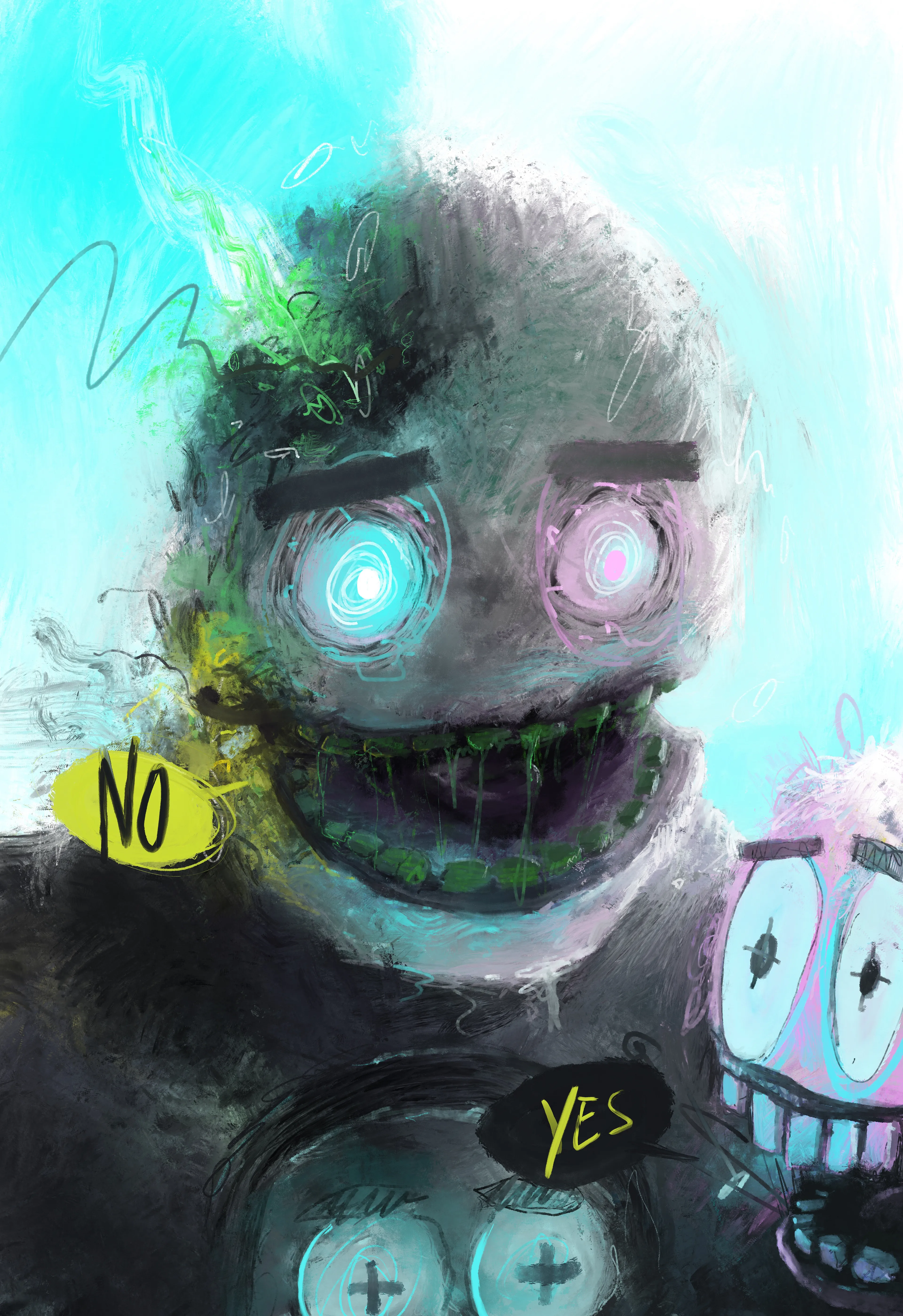 Digital painting.

Comes with Gallery Quality Print.
Shipping & packaging included.

Print only guaranteed for the first buyer.

Printed with Canon Pro 1000 with original inks on 350gsm Hahnemühle Museum Etching paper. Size 420x594mm. 20mm border.

Signed and numbered edition 1 of 1.