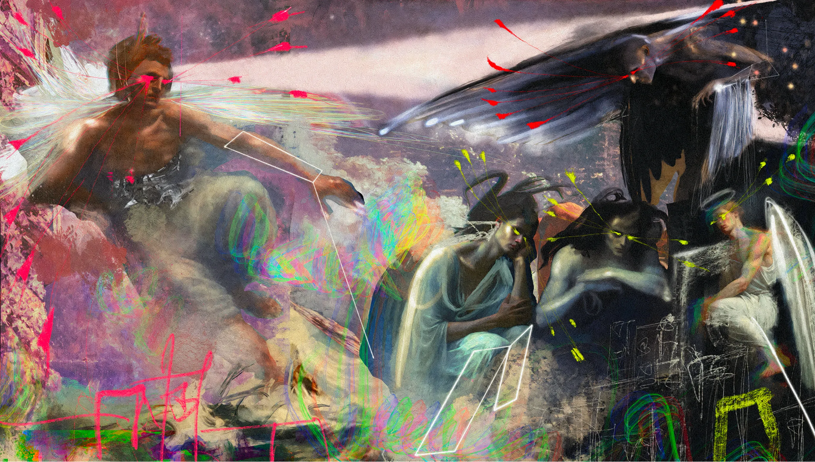 "The gods have been good to you. But what the gods give they quickly take away. You have only a few years in which to live really, perfectly, and fully.

When your youth goes, your beauty will go with it, and then you will suddenly discover that there are no triumphs left for you, or have to content yourself with those mean triumphs that the memory of your past will make more bitter than defeats. Every month as it wanes bring you nearer to something dreadful. Time is jealous of you, and wars against your lilies and your roses."

(Oscar Wilde)

(50/50 AI + digital painting)