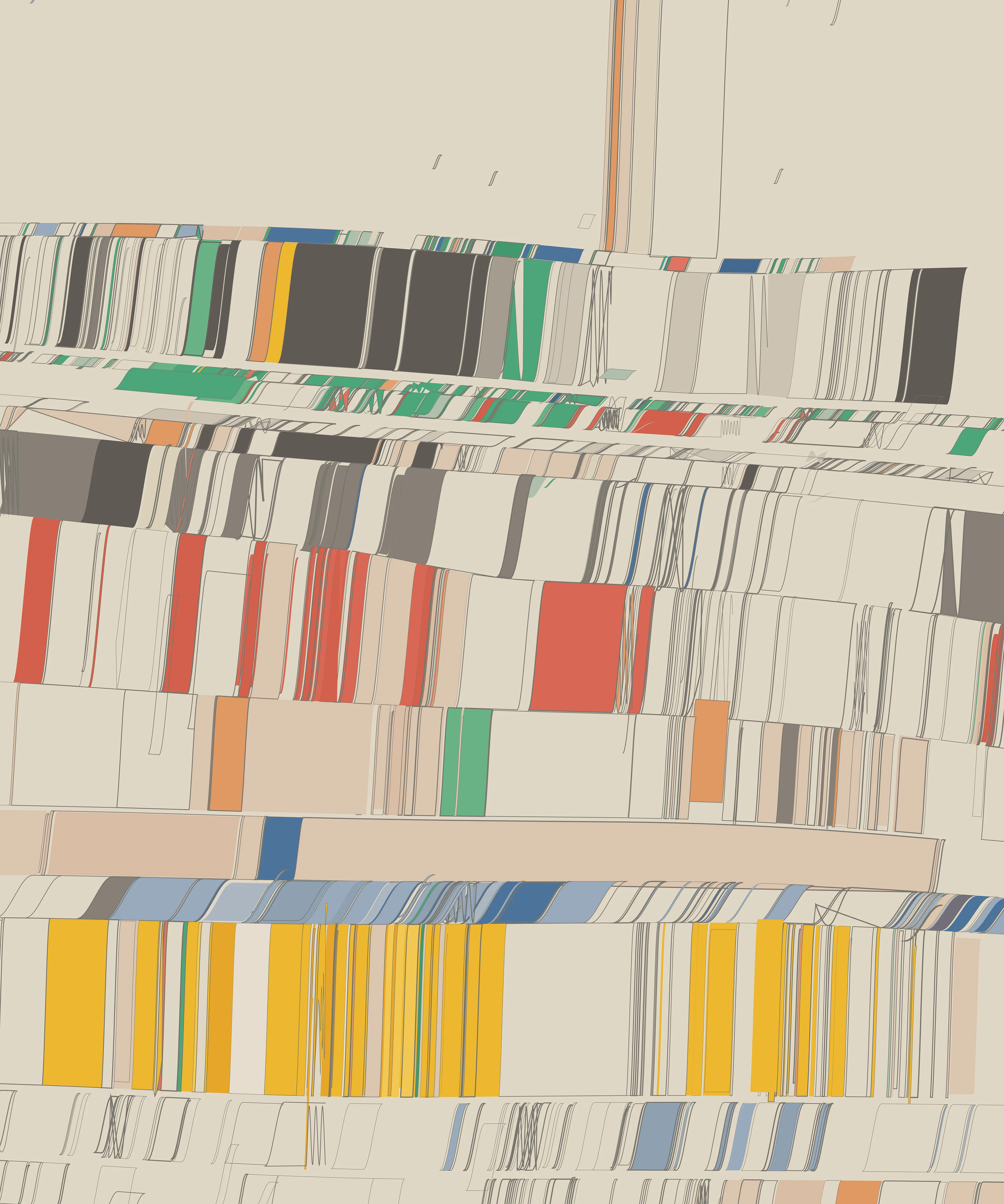 Careless and Well-Intentioned is a series of four unique iterations, plus an artist's proof, produced from a single generative algorithm.

Artist: Tyler Hobbs  
Year: 2022  
Medium: Algorithmic Design  
Dimensions: 15000 x 18000 px

Ownership of this NFT entitles the holder to purchase a signed, high quality print and source code print-out from Tyler Hobbs for a reasonable fee.